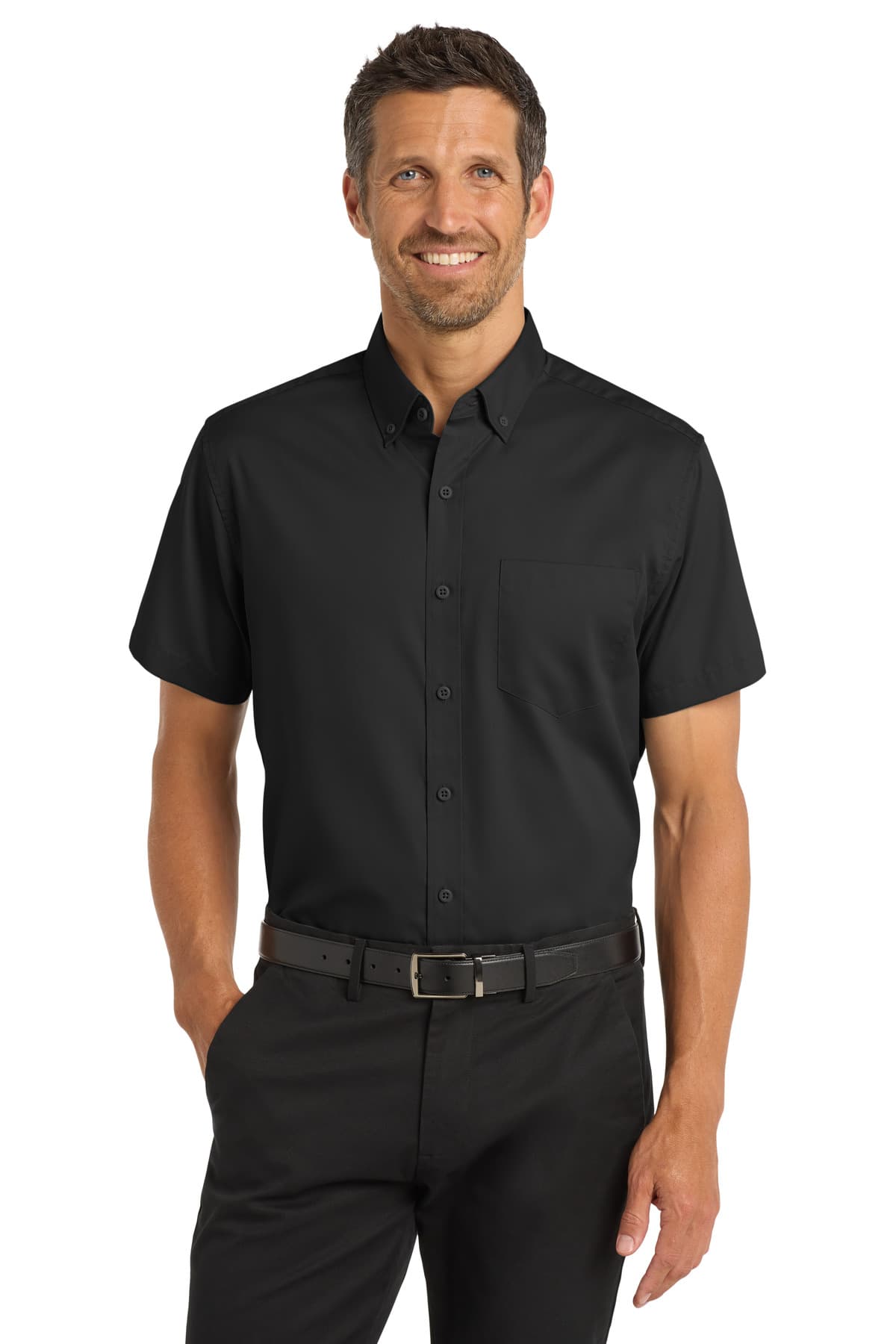 Port Authority ® Short Sleeve SuperPro  Twill Shirt
