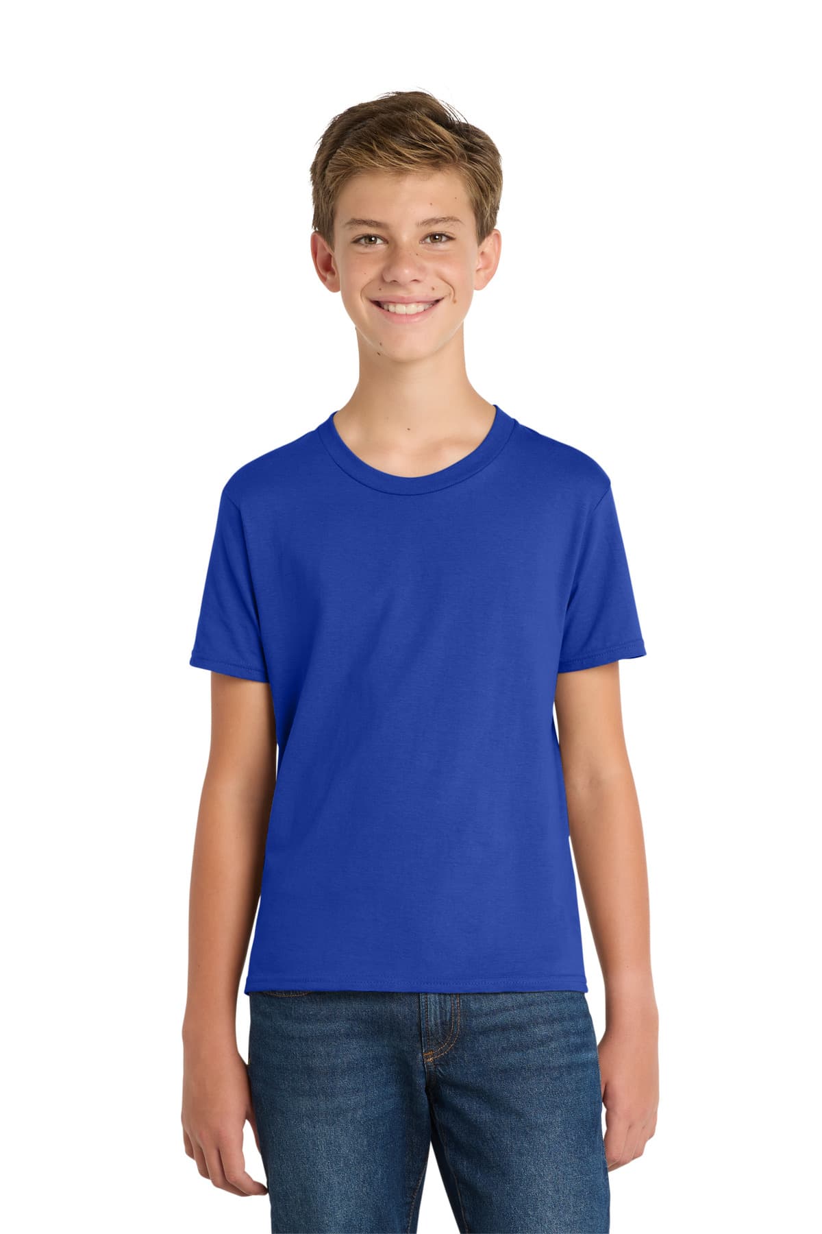 Port & Co  Youth Fan Favorite Tee — True Royal
