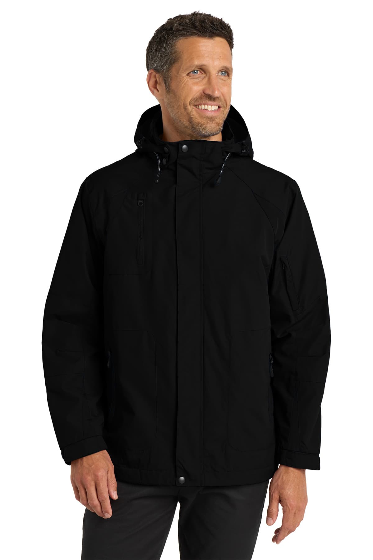Port Authority ® All-Season II Jacket — Black/ Black