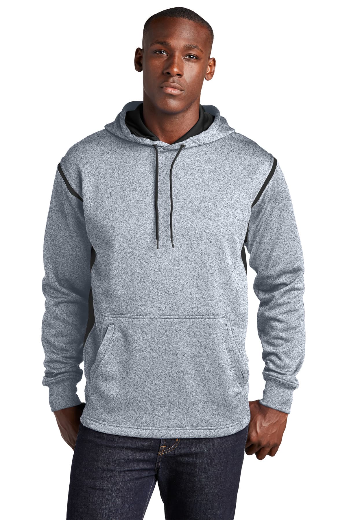 Sport-Tek ® Tech Fleece Colorblock Hooded Sweatshirt