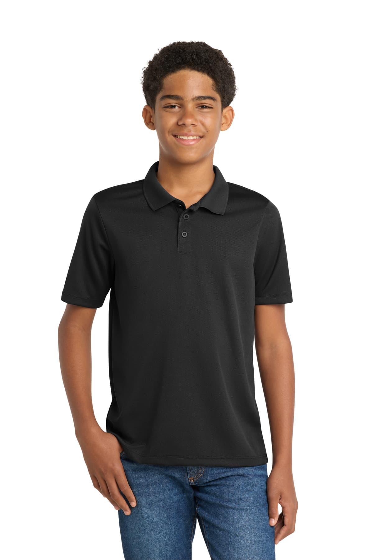 Sport-Tek ® Youth PosiCharge ® RacerMesh ® Polo