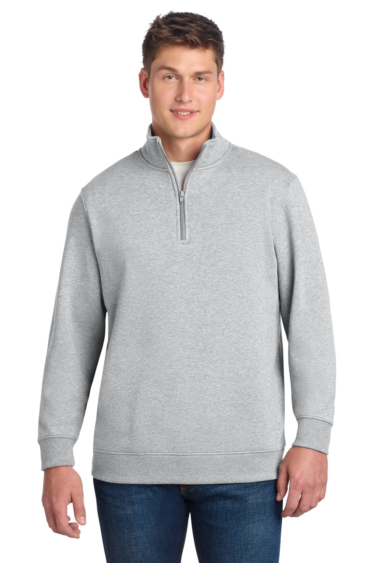 Sport-Tek ® 1/4-Zip Sweatshirt — Athletic Heather