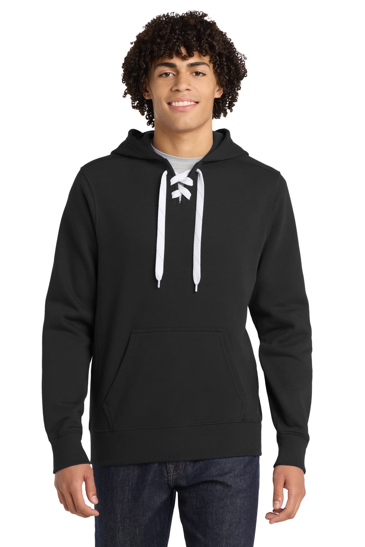 Sport-Tek ® Lace Up Pullover Hooded Sweatshirt