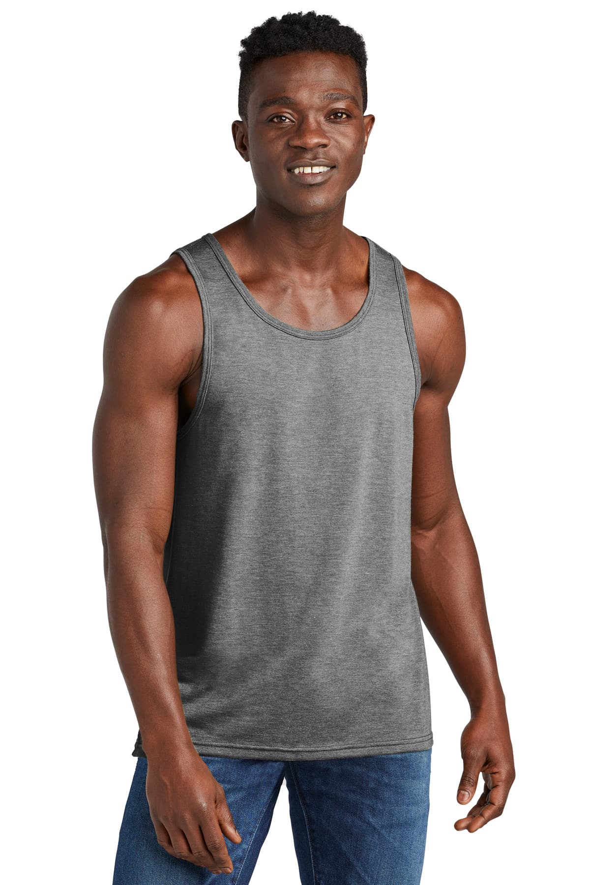 Allmade ® Unisex Tri-Blend Tank — Aluminum Grey
