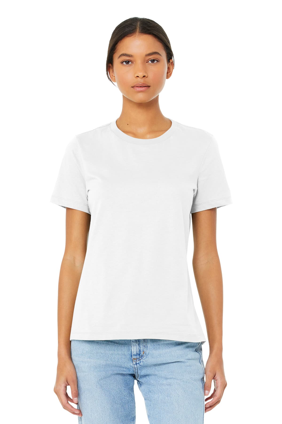 BELLA+CANVAS ® Women's Relaxed Jersey Short Sleeve Tee — White