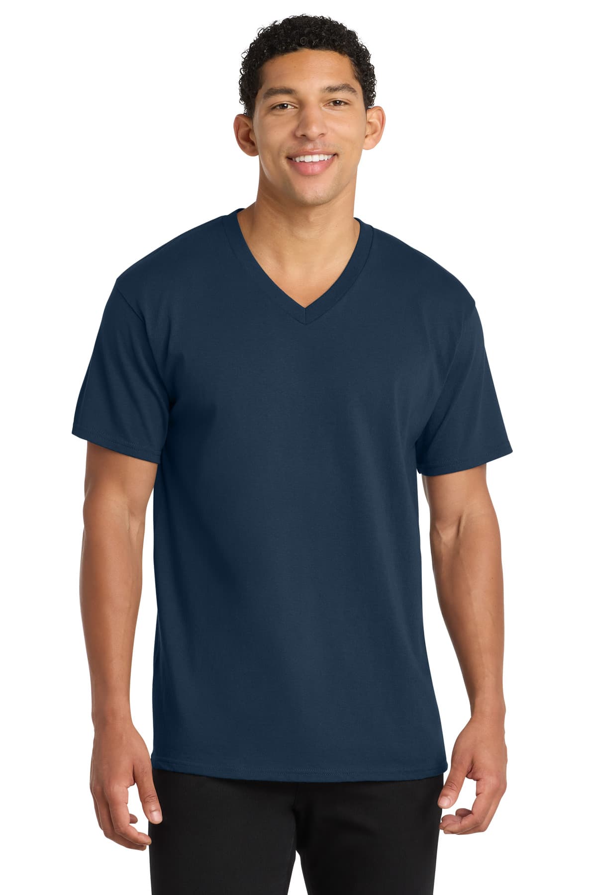 Port & Co  Core Cotton V-Neck Tee