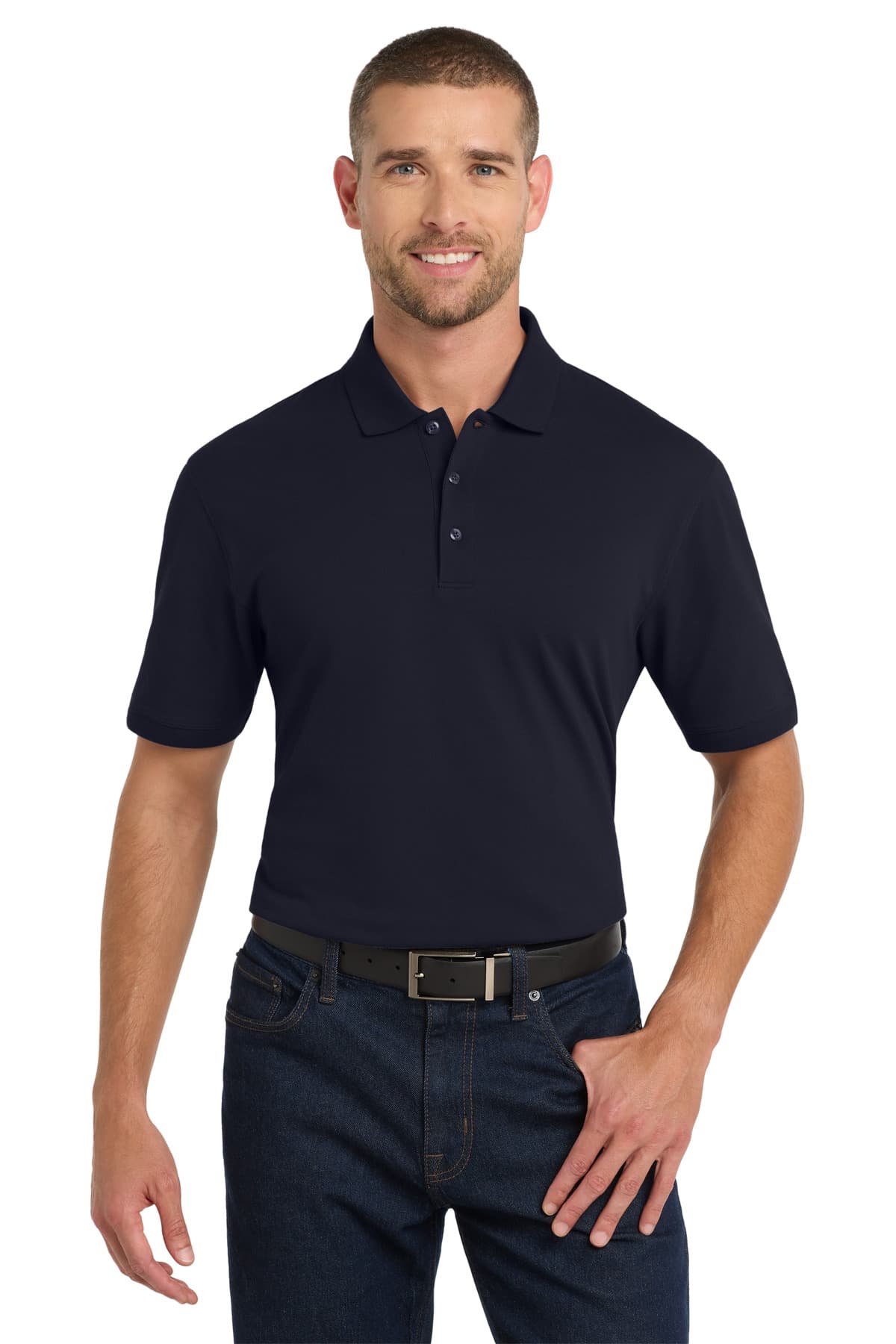 Port Authority ® EZCotton ® Polo — Navy