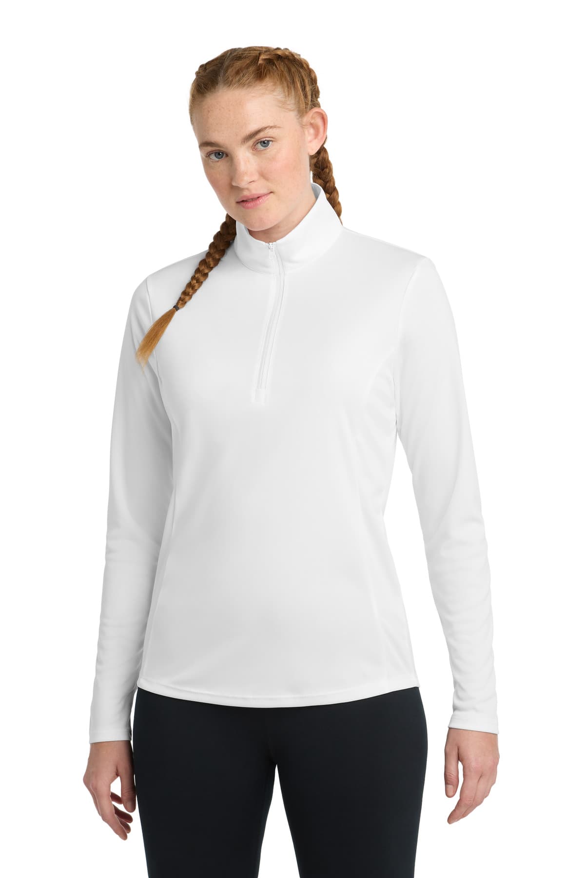 Sport-Tek ® Women's PosiCharge ® Competitor  1/4-Zip Pullover — White