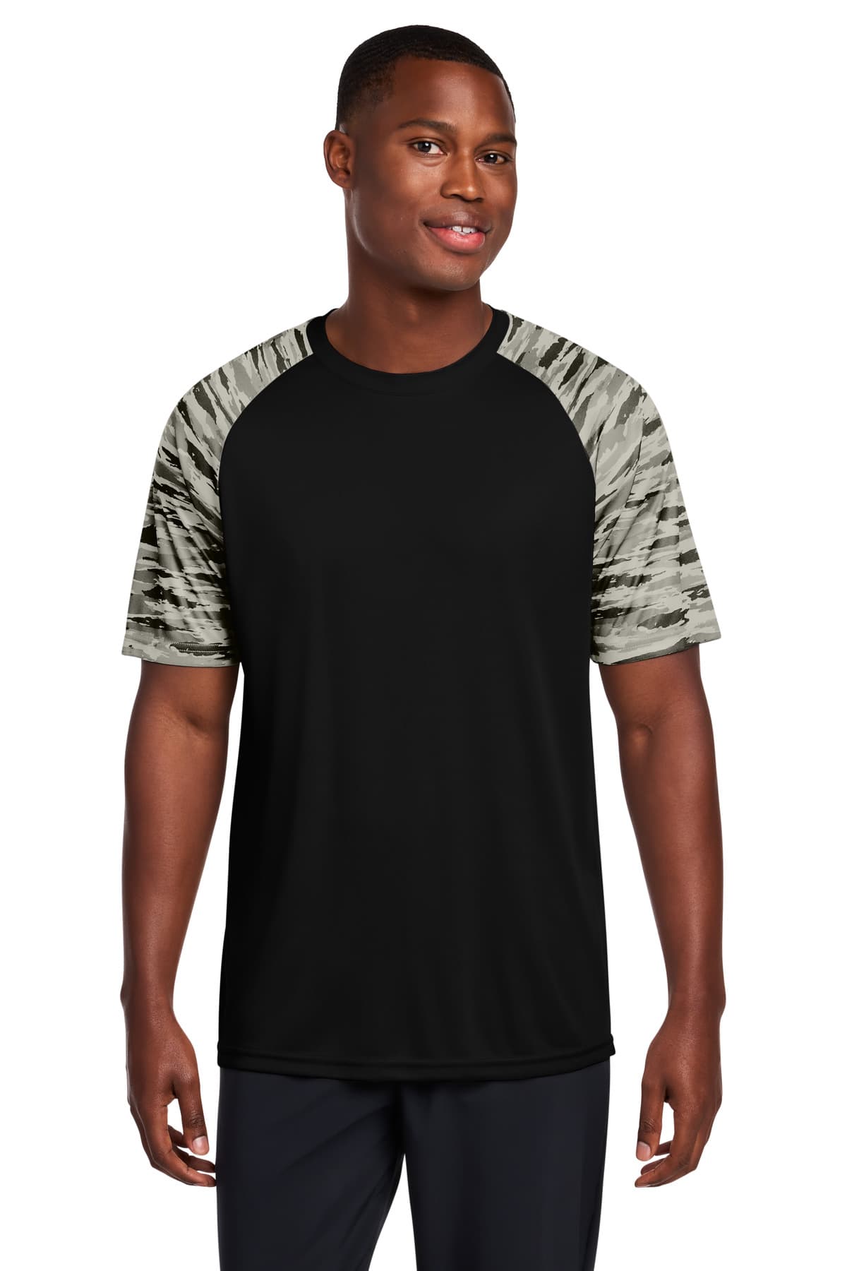 Sport-Tek ® Drift Camo Colorblock Tee