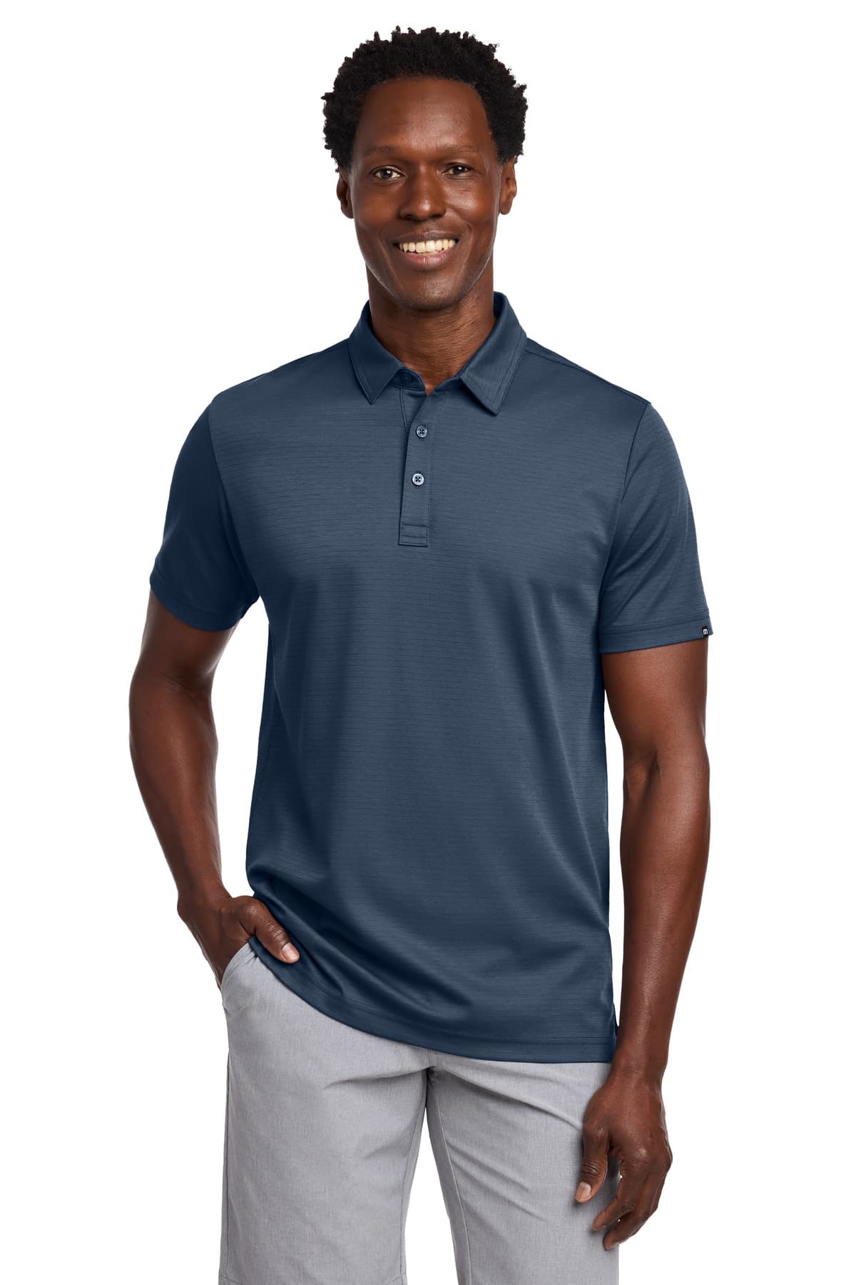 TravisMathew Bayfront Solid Polo — Insignia Blue