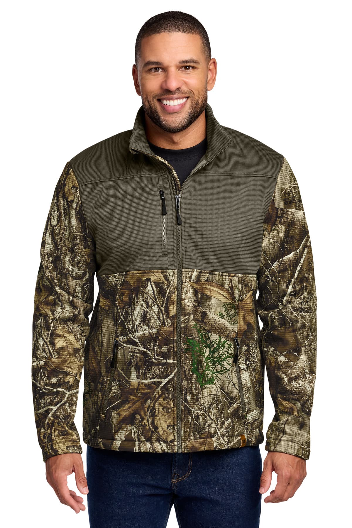 Russell Outdoors  Realtree ® Atlas Colorblock Soft Shell — Cargo Brown/ Realtree Edge