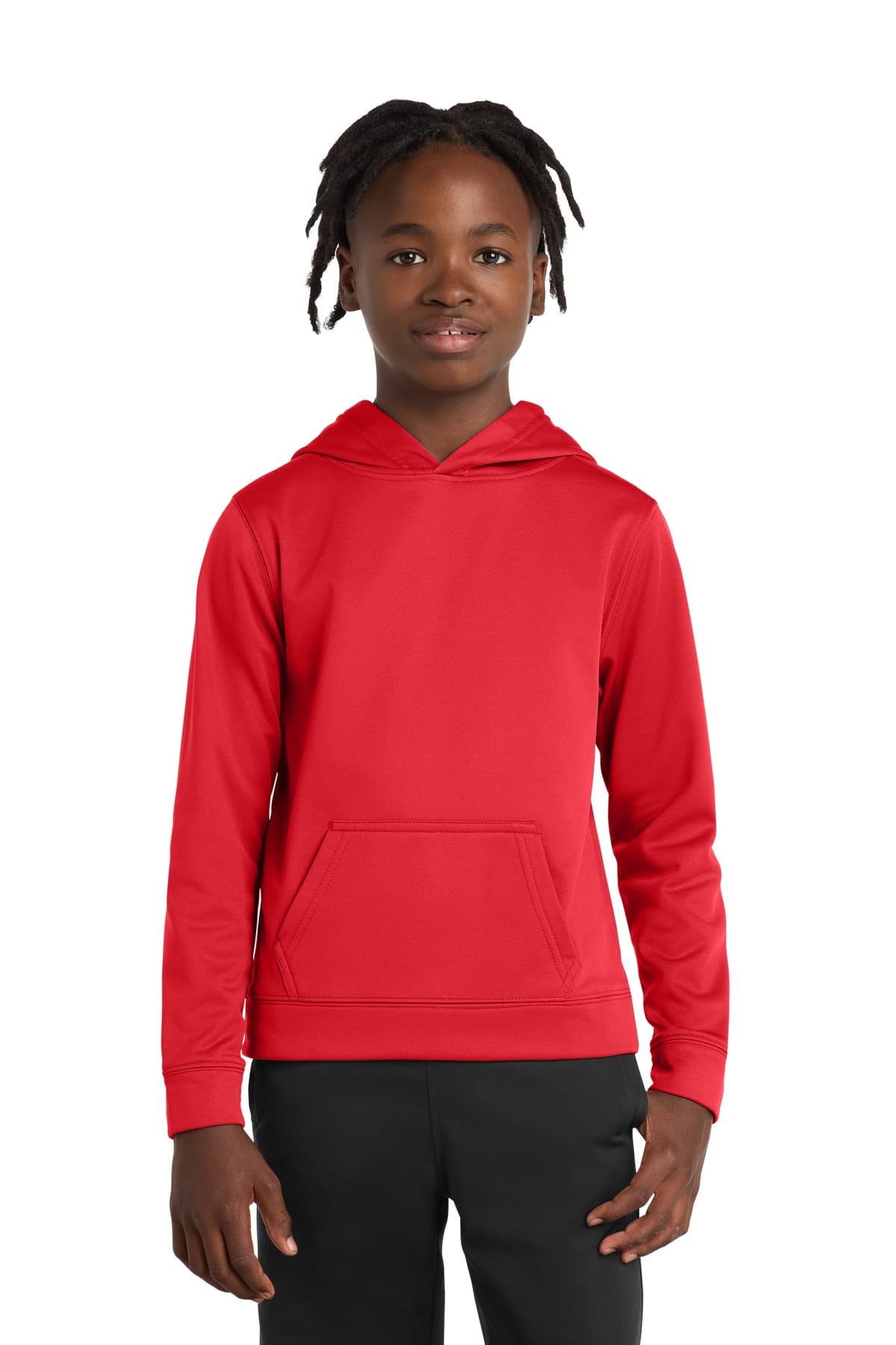 Port & Co  Youth Performance Fleece Pullover Hooded Sweatshirt