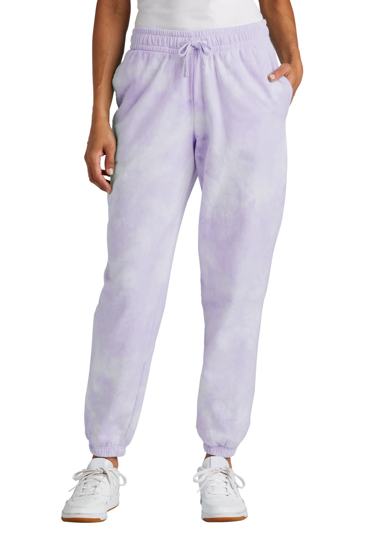 Port & Co  Women's Beach Wash ® Cloud Tie-Dye Sweatpant — Amethyst