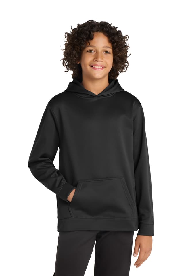 Sport-Tek ® Youth Sport-Wick ® Fleece Hooded Pullover