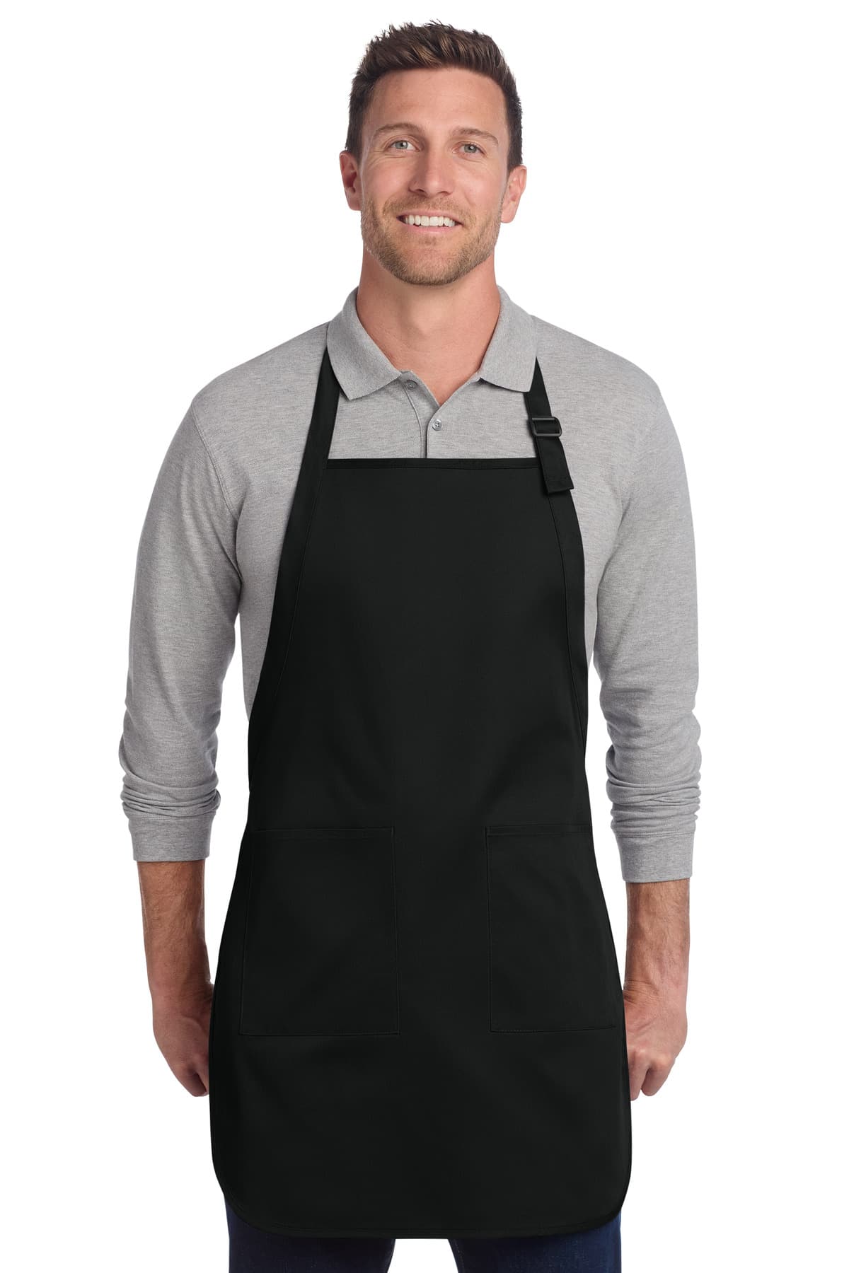 Port Authority ® Full-Length Two-Pocket Bib Apron