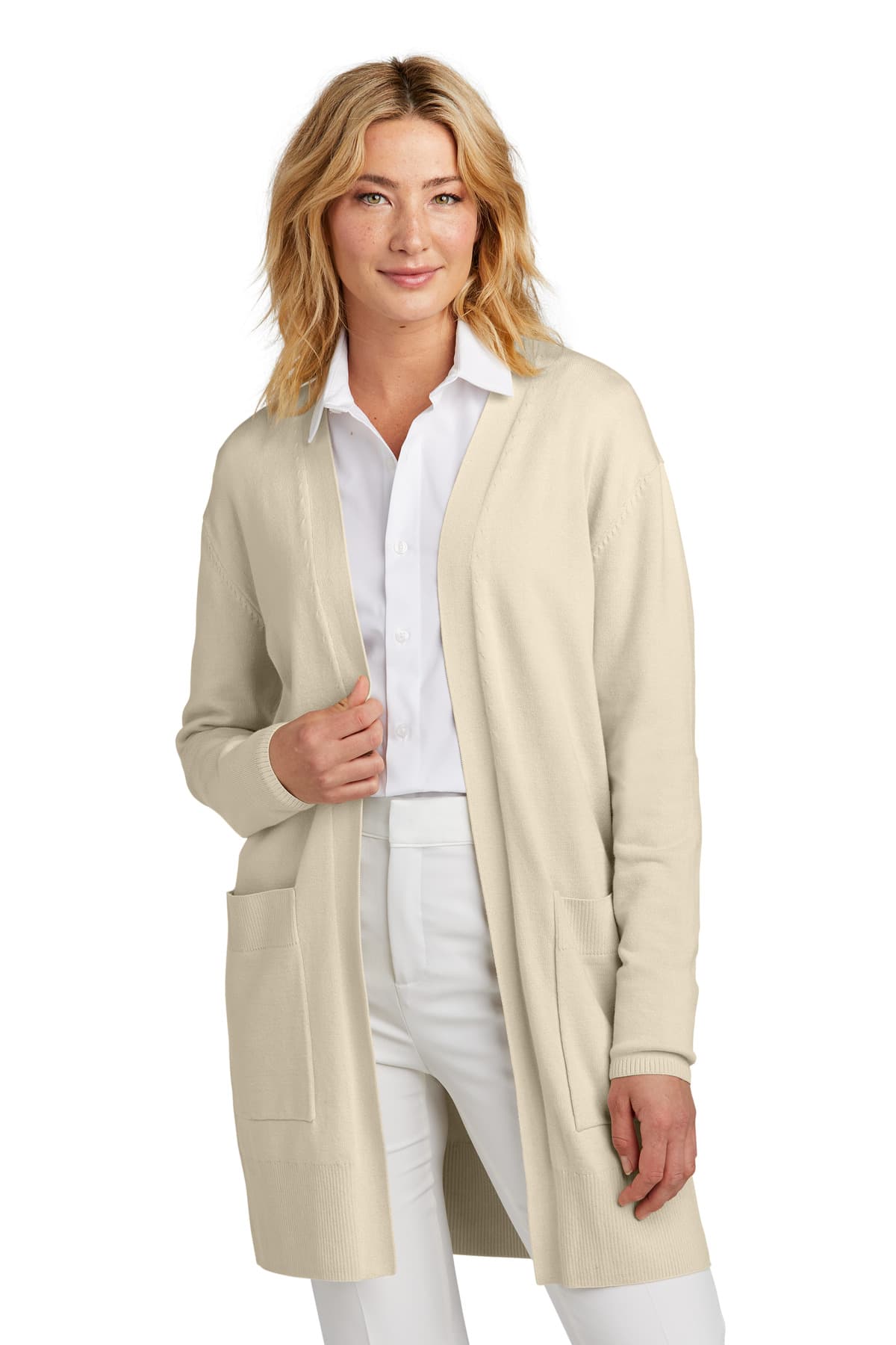 Mercer+Mettle ® Women's Open-Front Cardigan Sweater — Birch