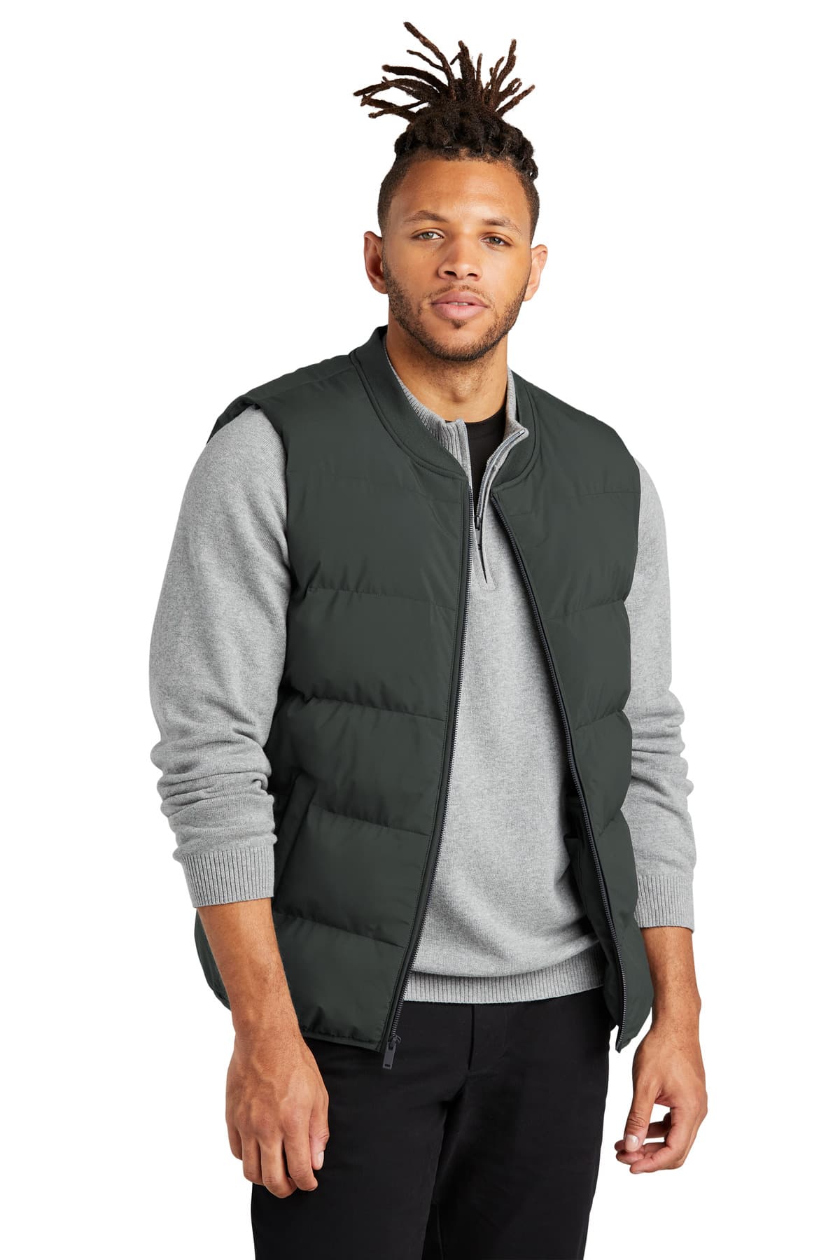 Mercer+Mettle ® Puffy Vest — Anchor Grey