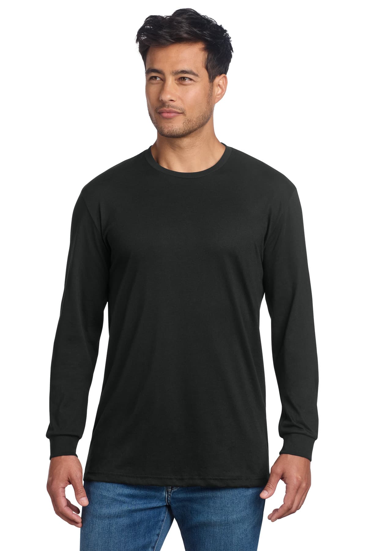 Next Level Apparel ® Adult CVC Long Sleeve Tee — Black