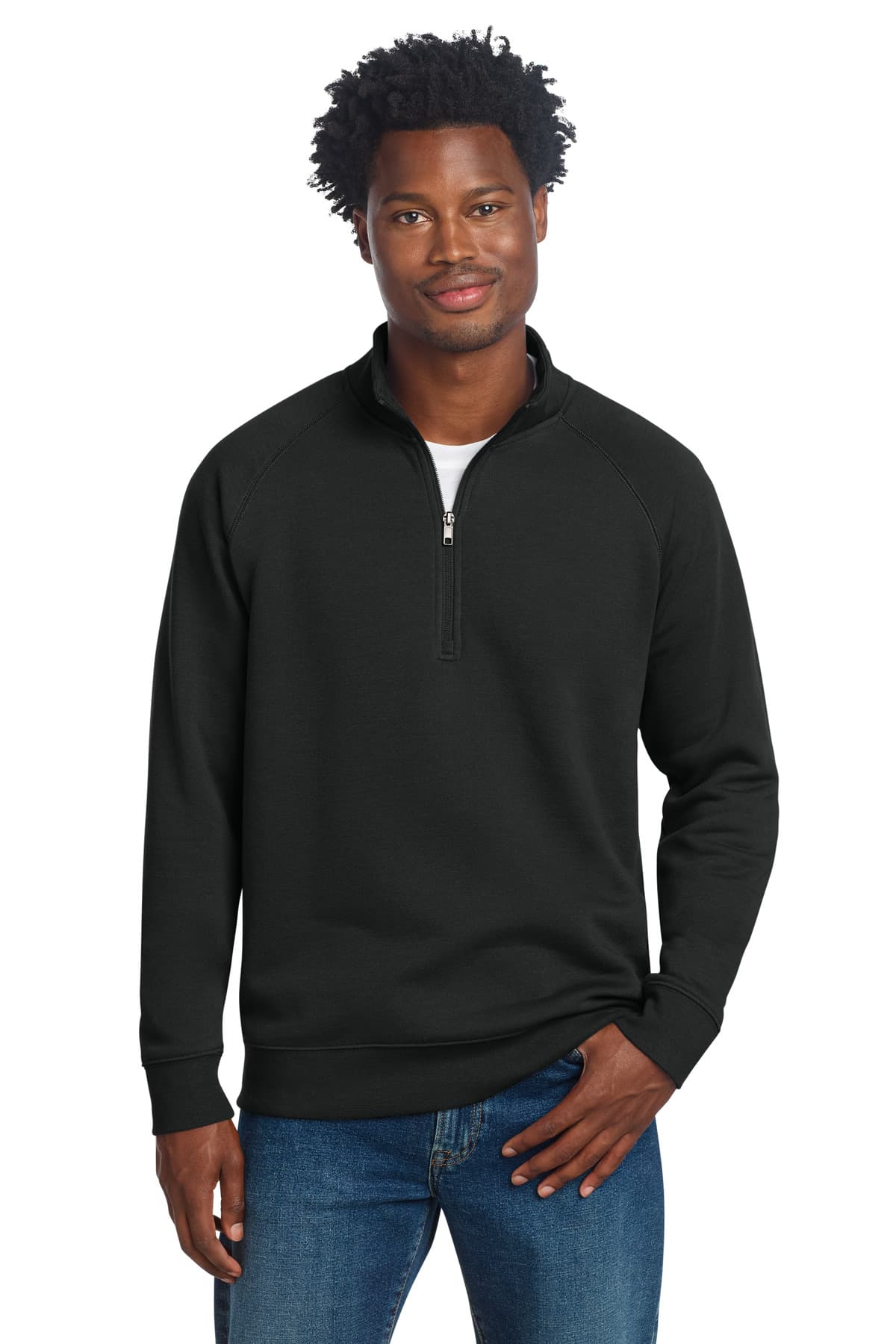 Sport-Tek ® Drive Fleece 1/4-Zip Pullover — Black