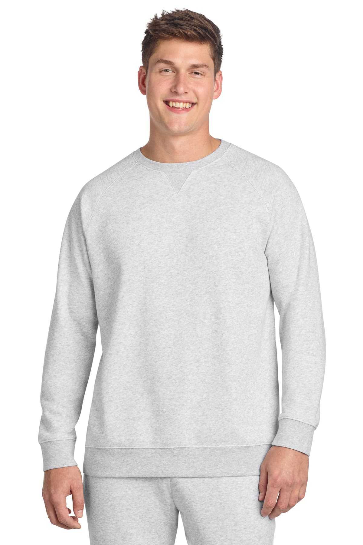 Sport-Tek ® Drive Fleece Crewneck — Athletic Heather