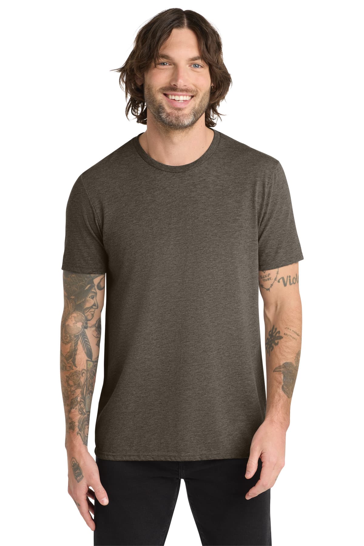 Allmade ® Unisex Tri-Blend Tee — Earthy Brown