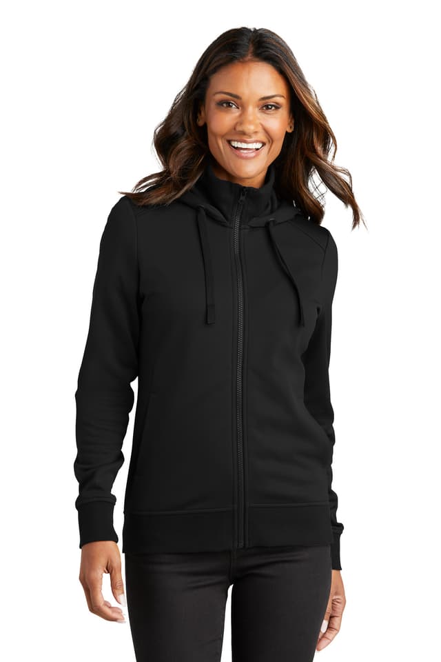 Port Authority ® Women's Smooth Fleece Hooded Jacket
