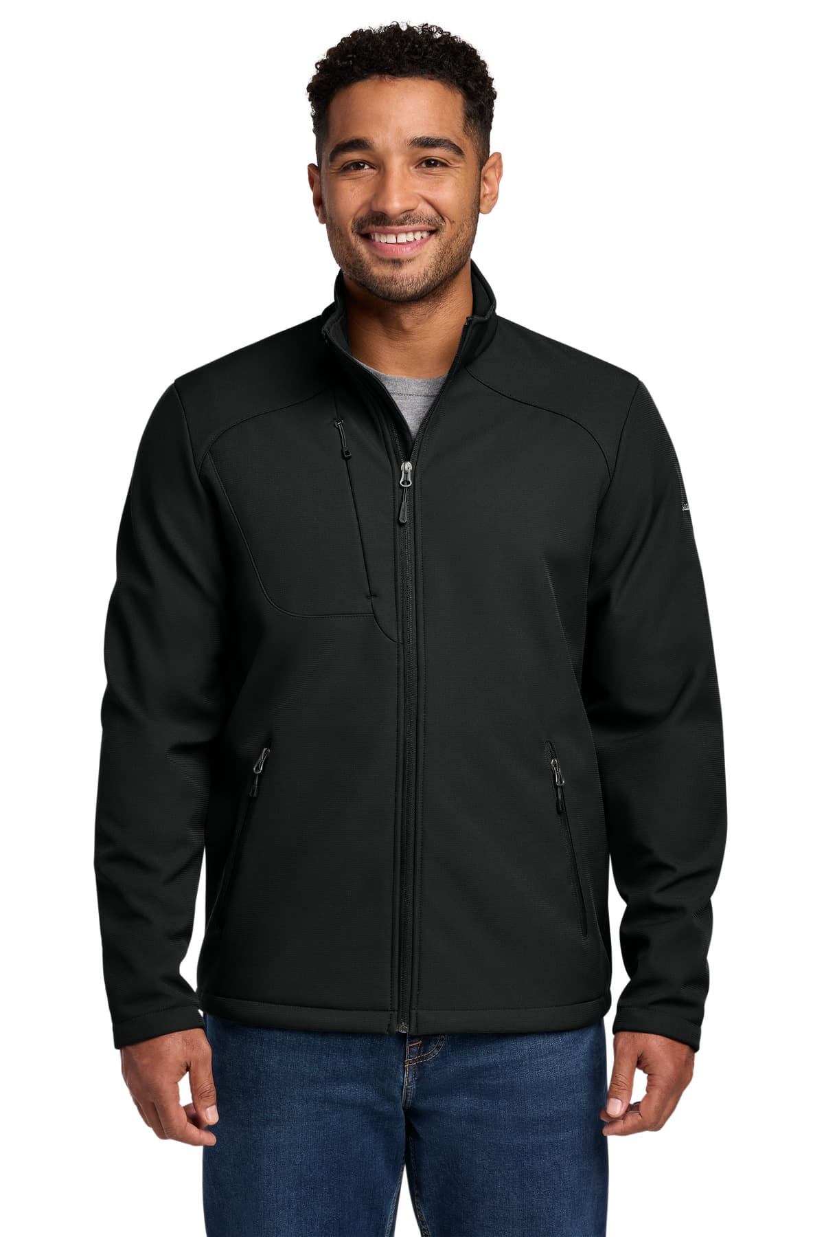 Eddie Bauer ® Stretch Soft Shell Jacket — Deep Black