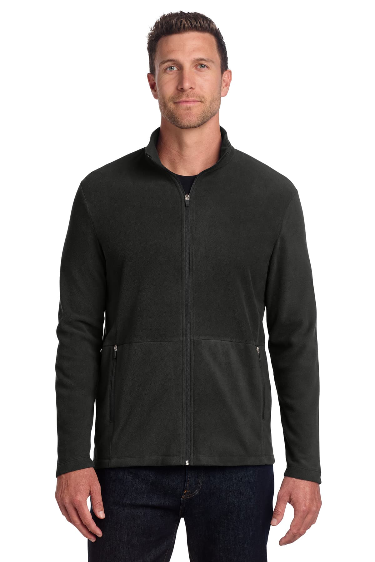 Port Authority ® Accord Microfleece Jacket — Black