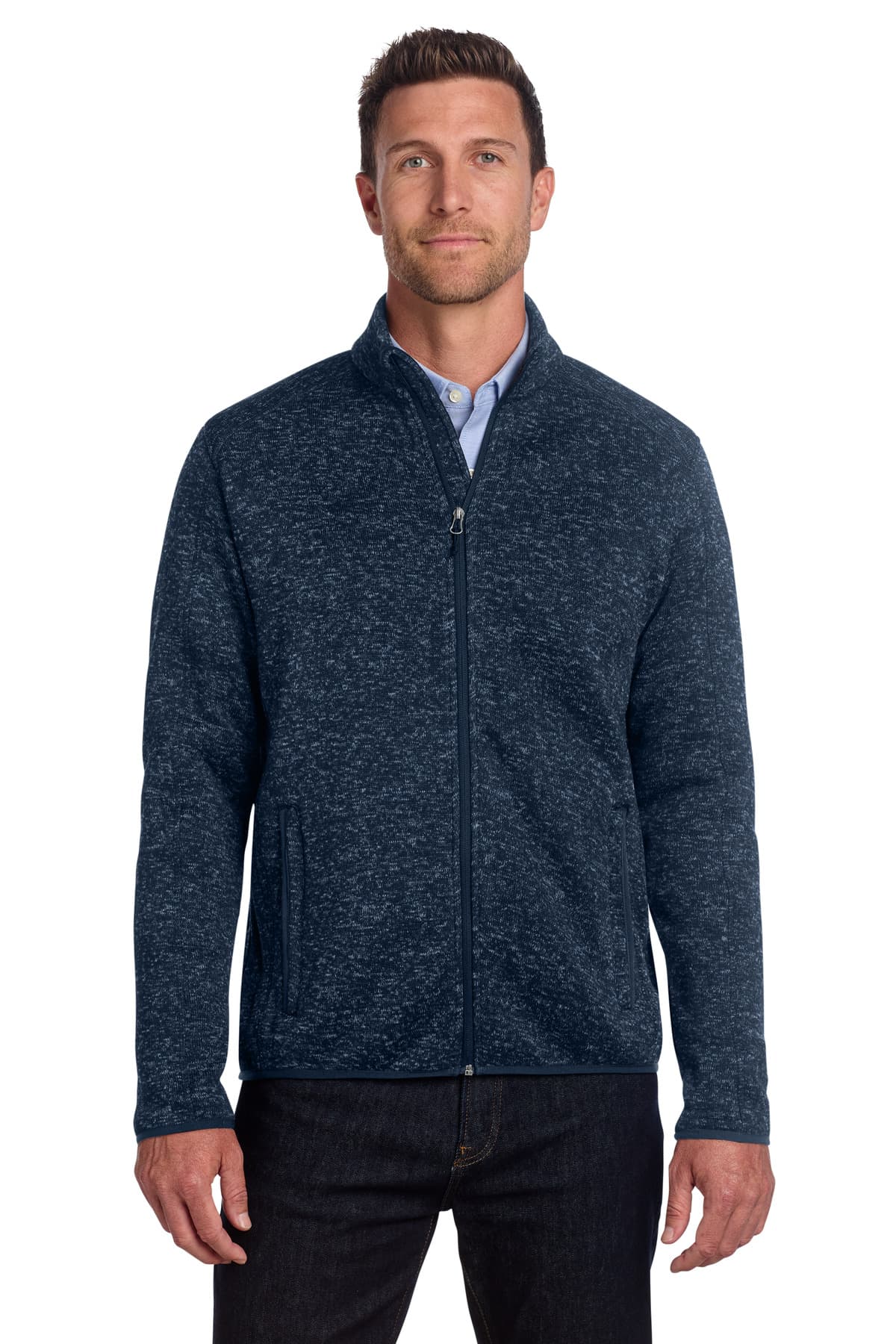 Port Authority ® Sweater Fleece Jacket