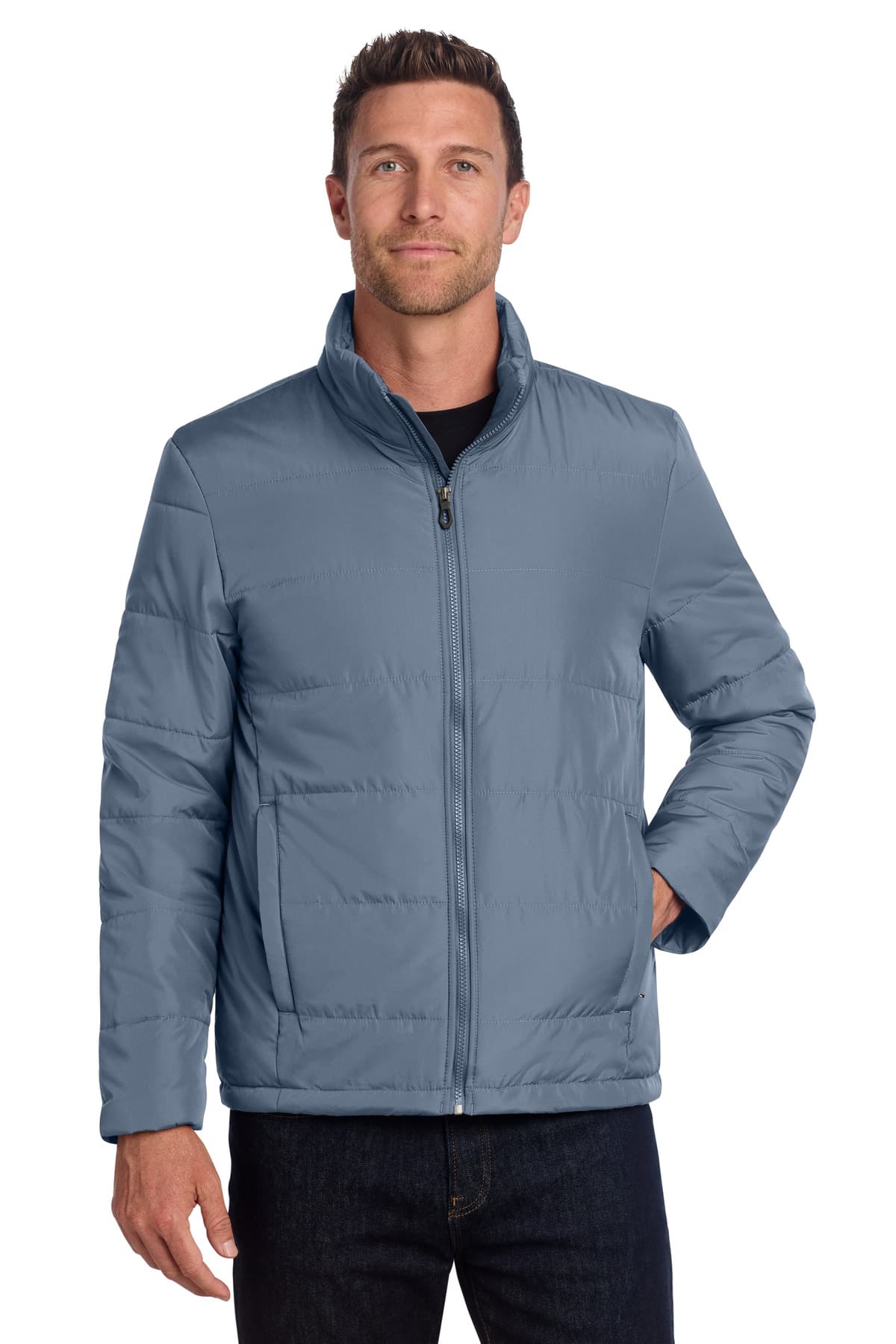 Port Authority ® Puffer Jacket — Dusk Blue