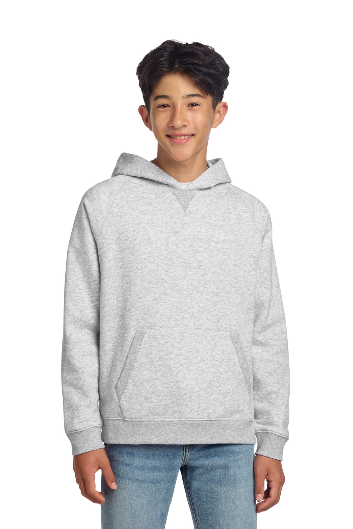 Sport-Tek ® Youth Drive Fleece Pullover Hoodie — Athletic Heather