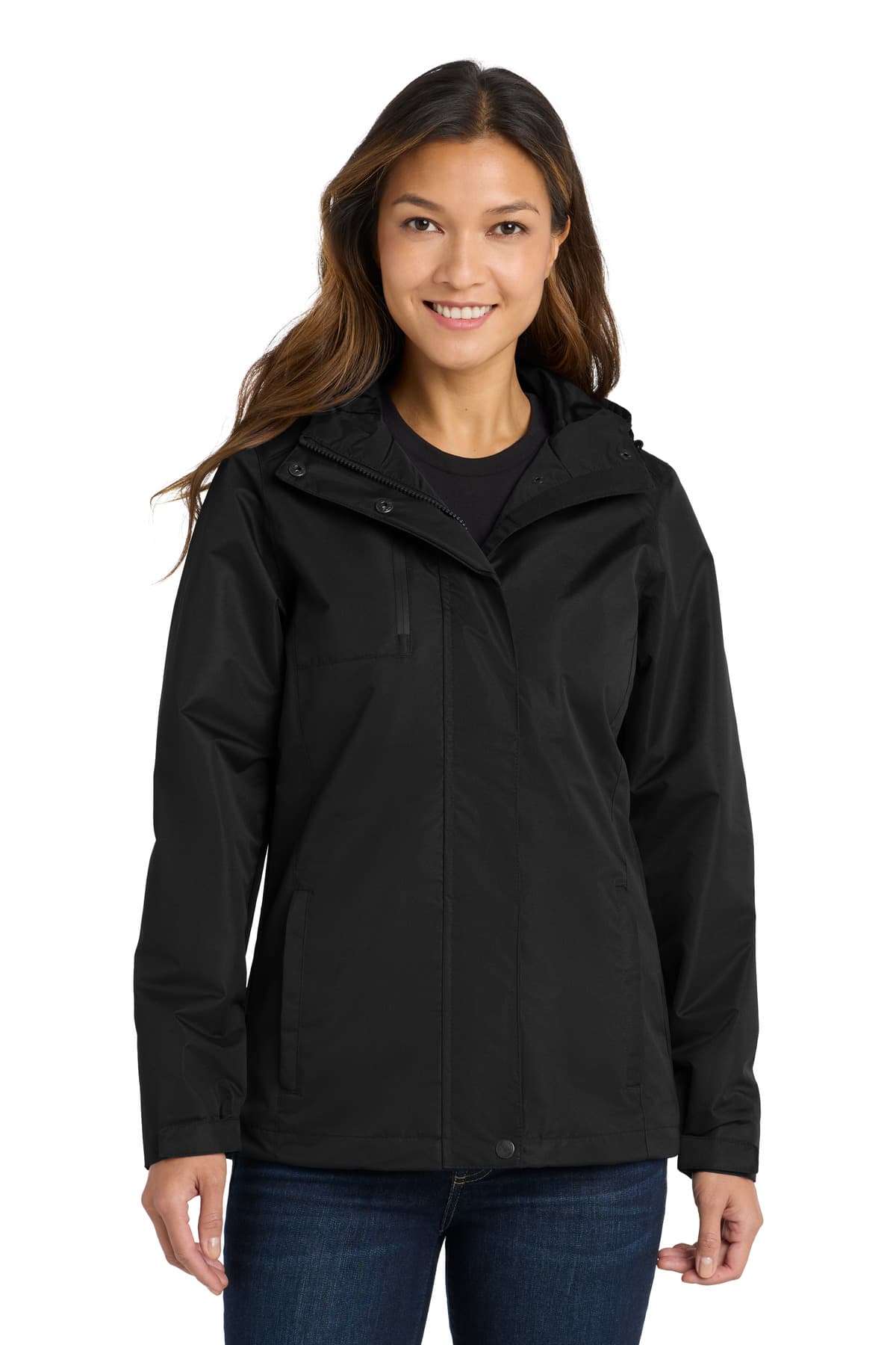 Port Authority ® Women's All-Conditions Jacket — Black