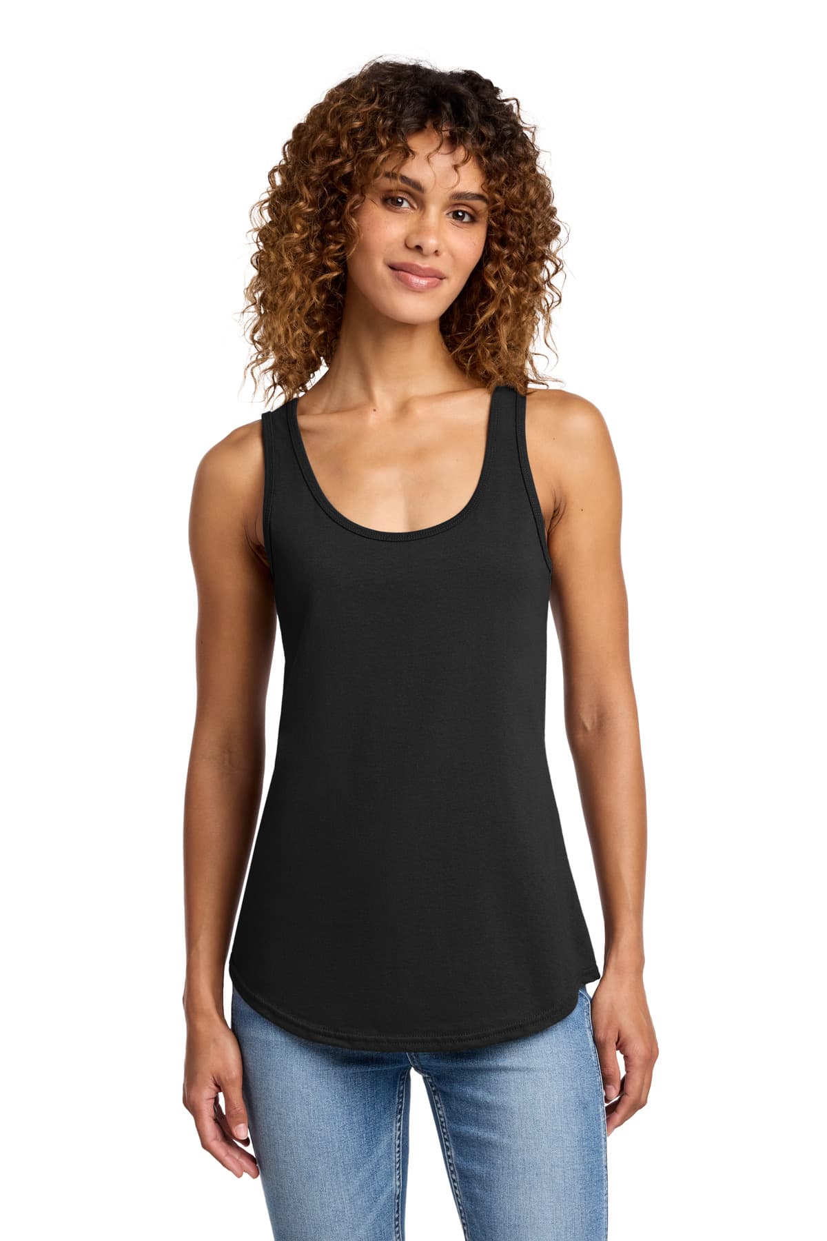 Port & Co  Women's Core Cotton Tank Top — Jet Black