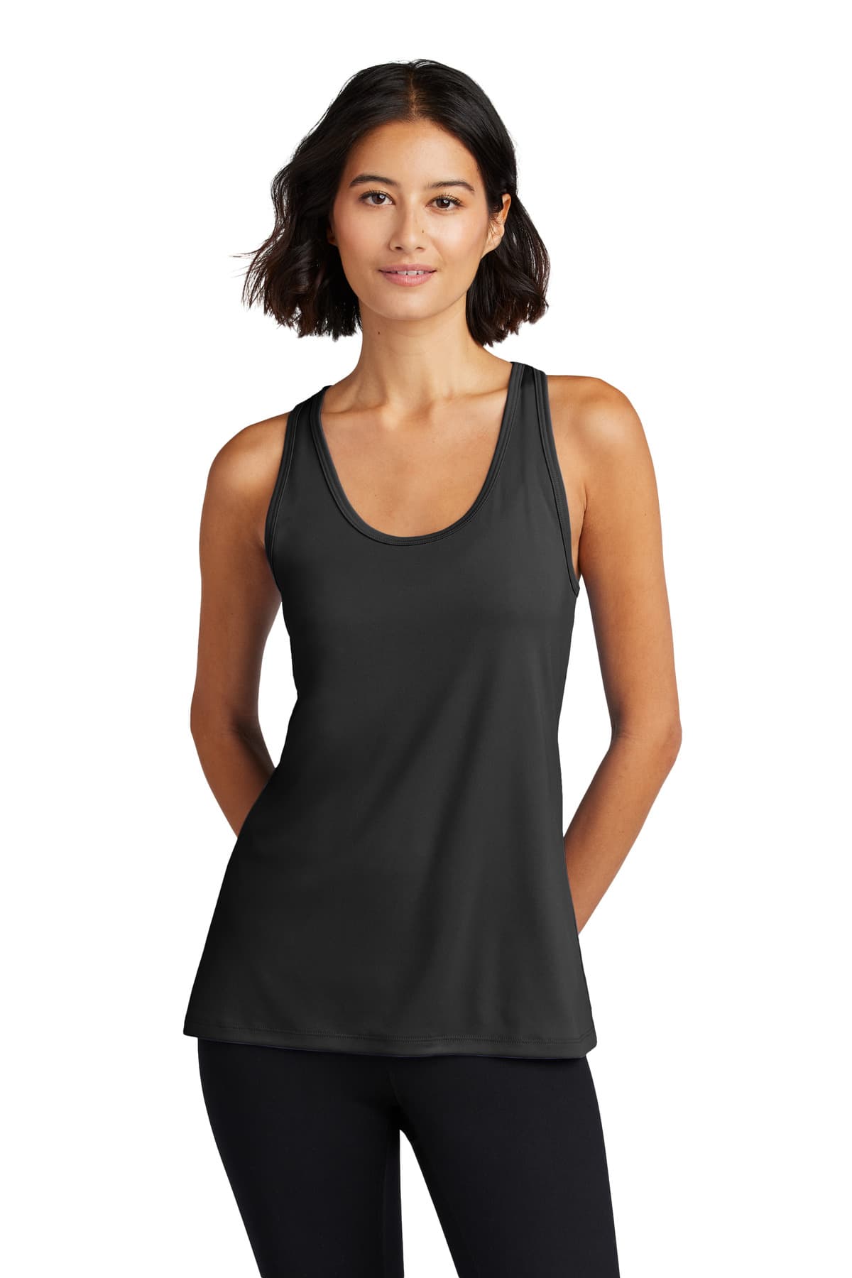 Port & Co  Women's Performance Tank — Jet Black