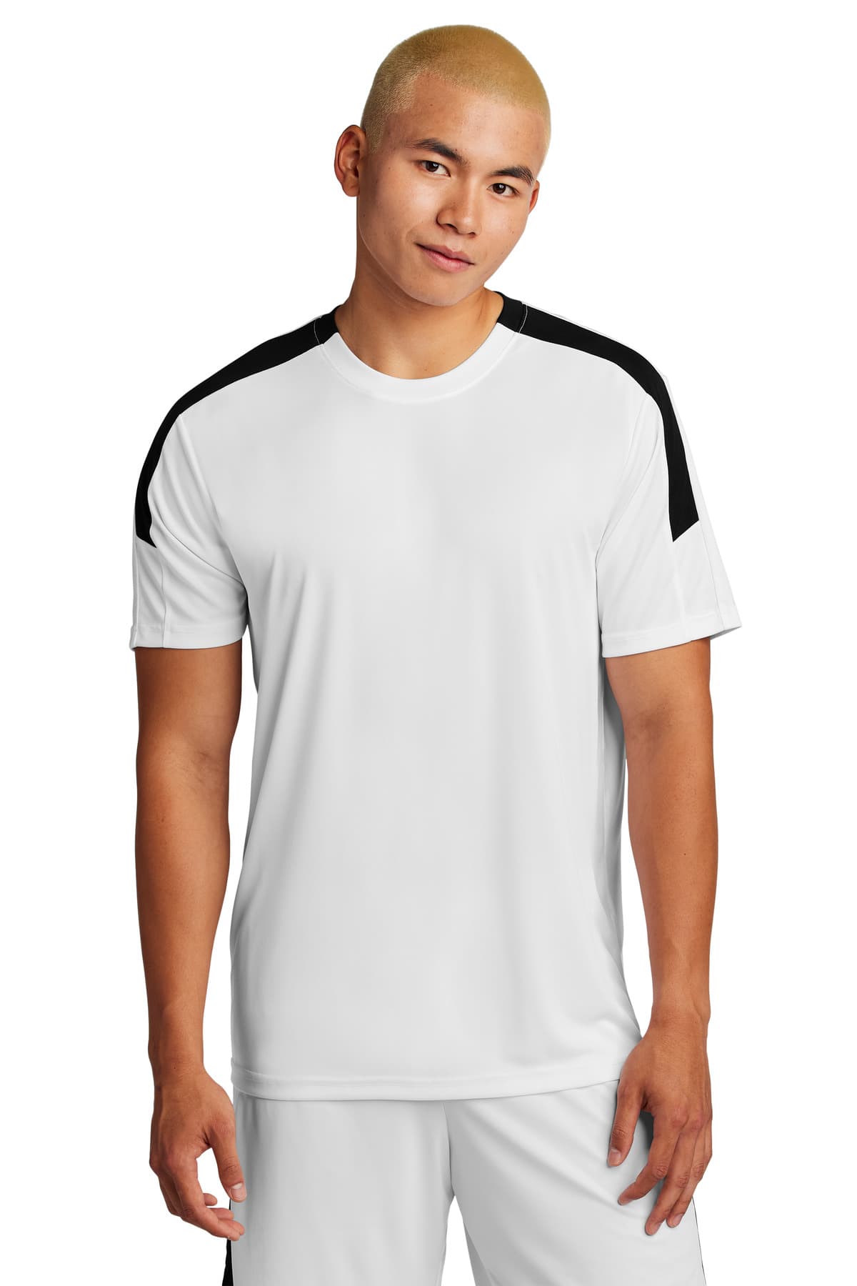 Sport-Tek ® Competitor  United Crew — White/ Black