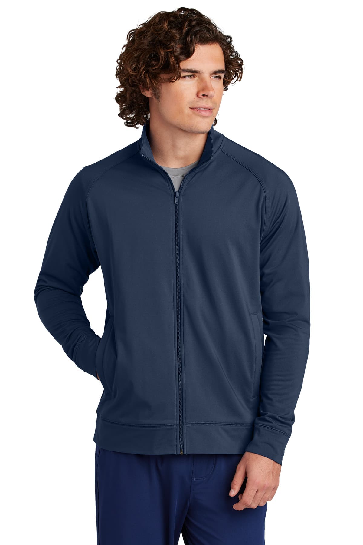 Sport-Tek ® Sport-Wick ® Stretch Full-Zip Cadet Jacket