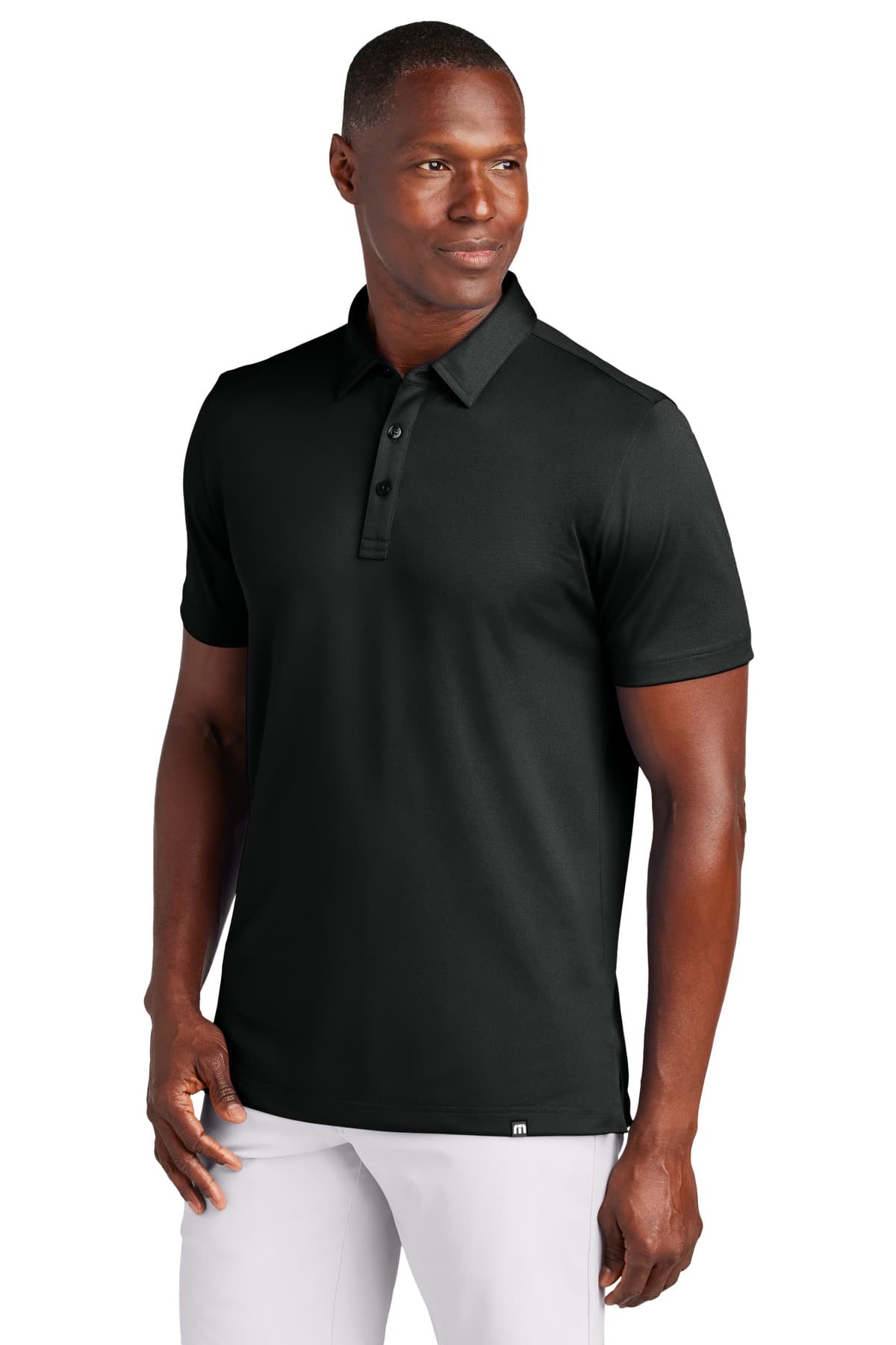TravisMathew Cabana Solid Polo — Black