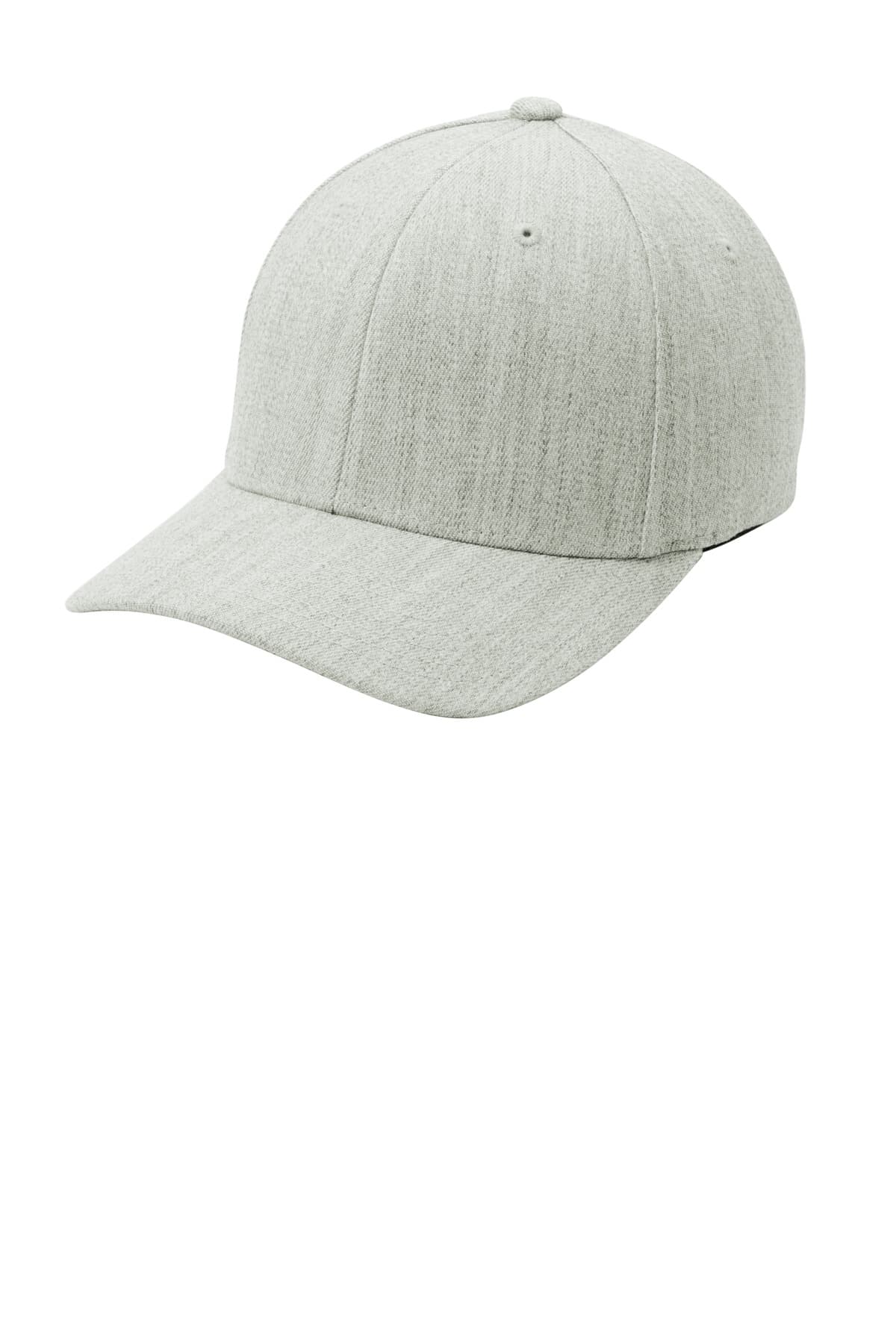 Port Authority ® Flexfit ® Wool Blend Cap — Light Heather Grey