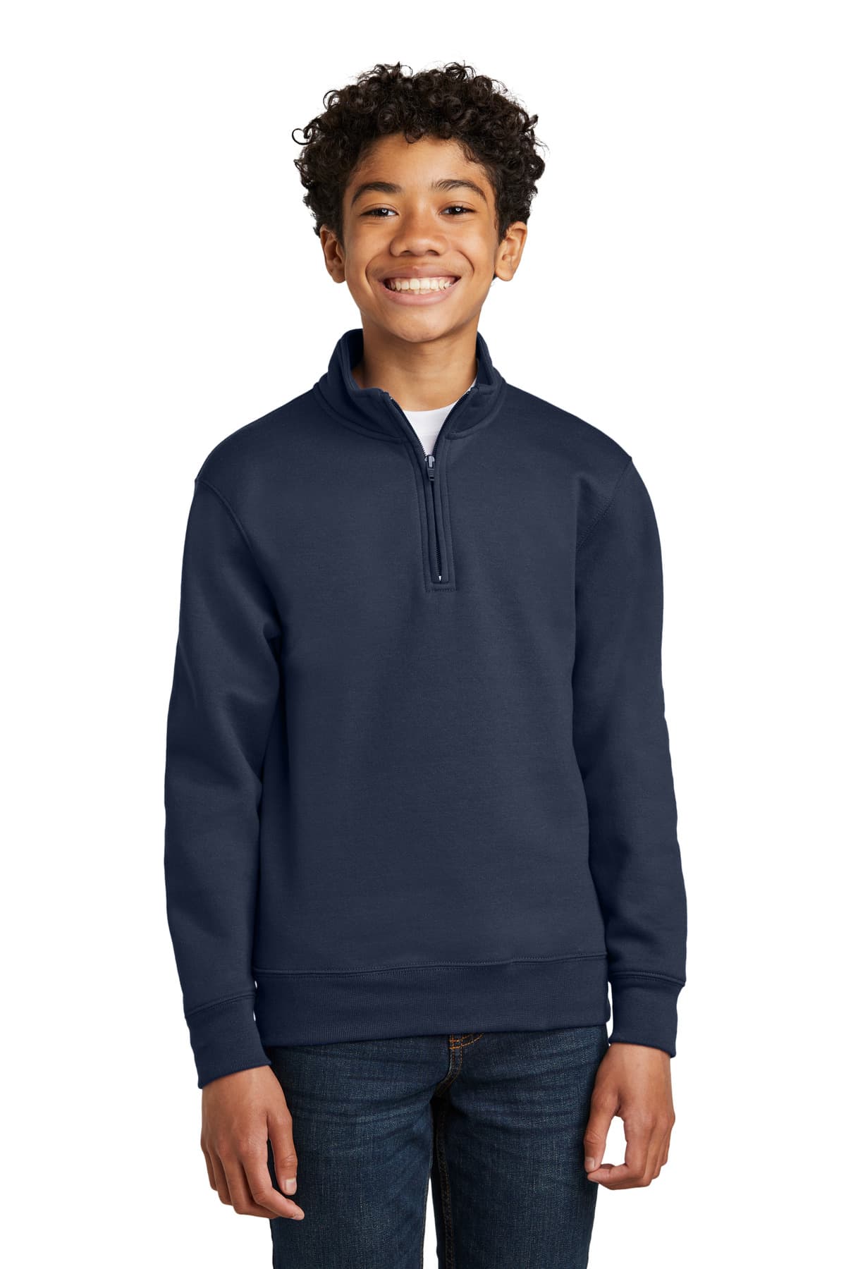 Port & Co  Youth Core Fleece 1/4-Zip Pullover Sweatshirt