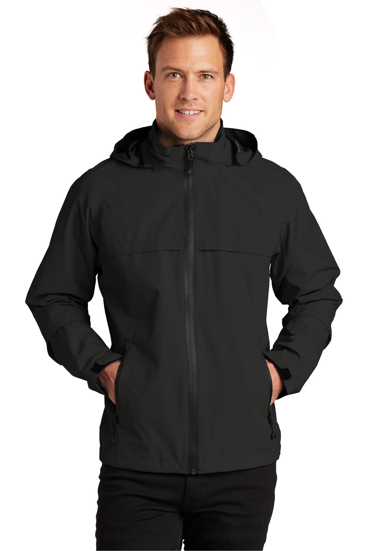 Port Authority ® Tall Torrent Waterproof Jacket — Black