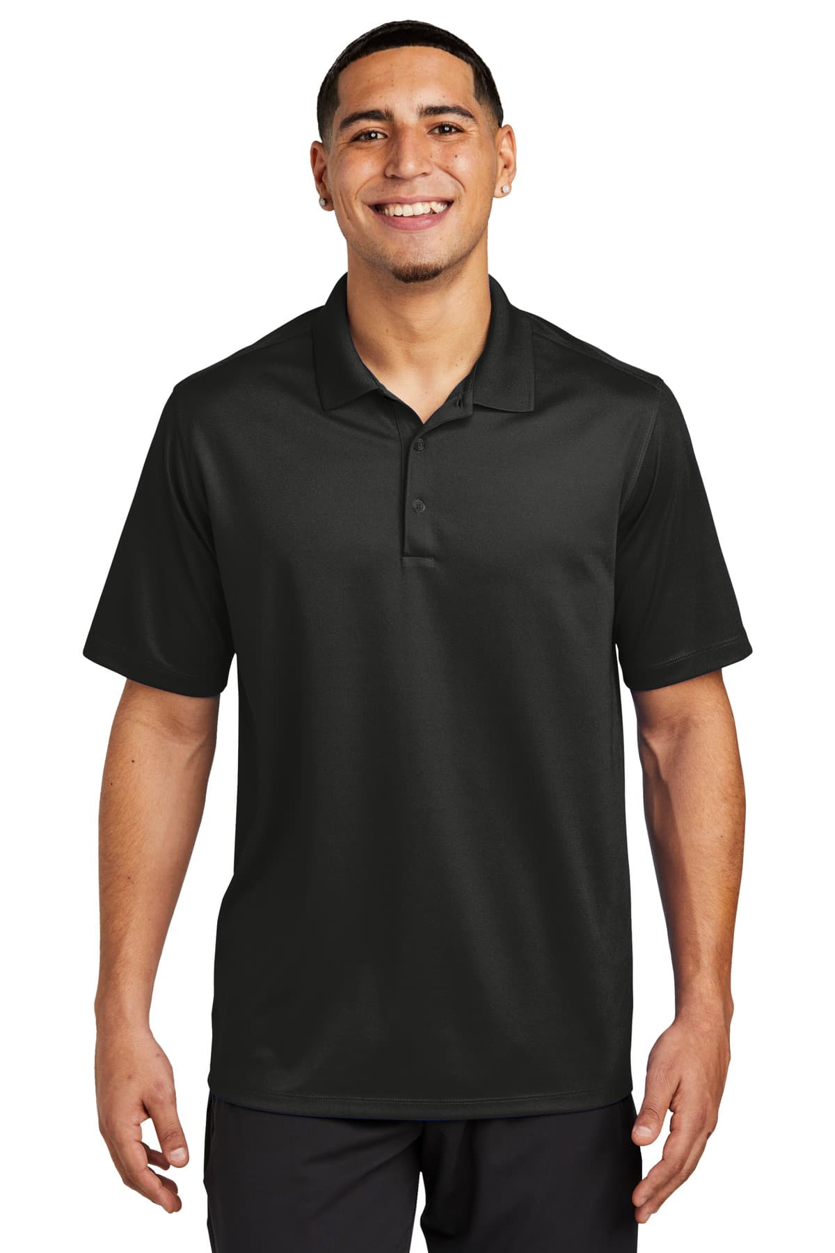 Sport-Tek ® UV Micropique Polo — Black