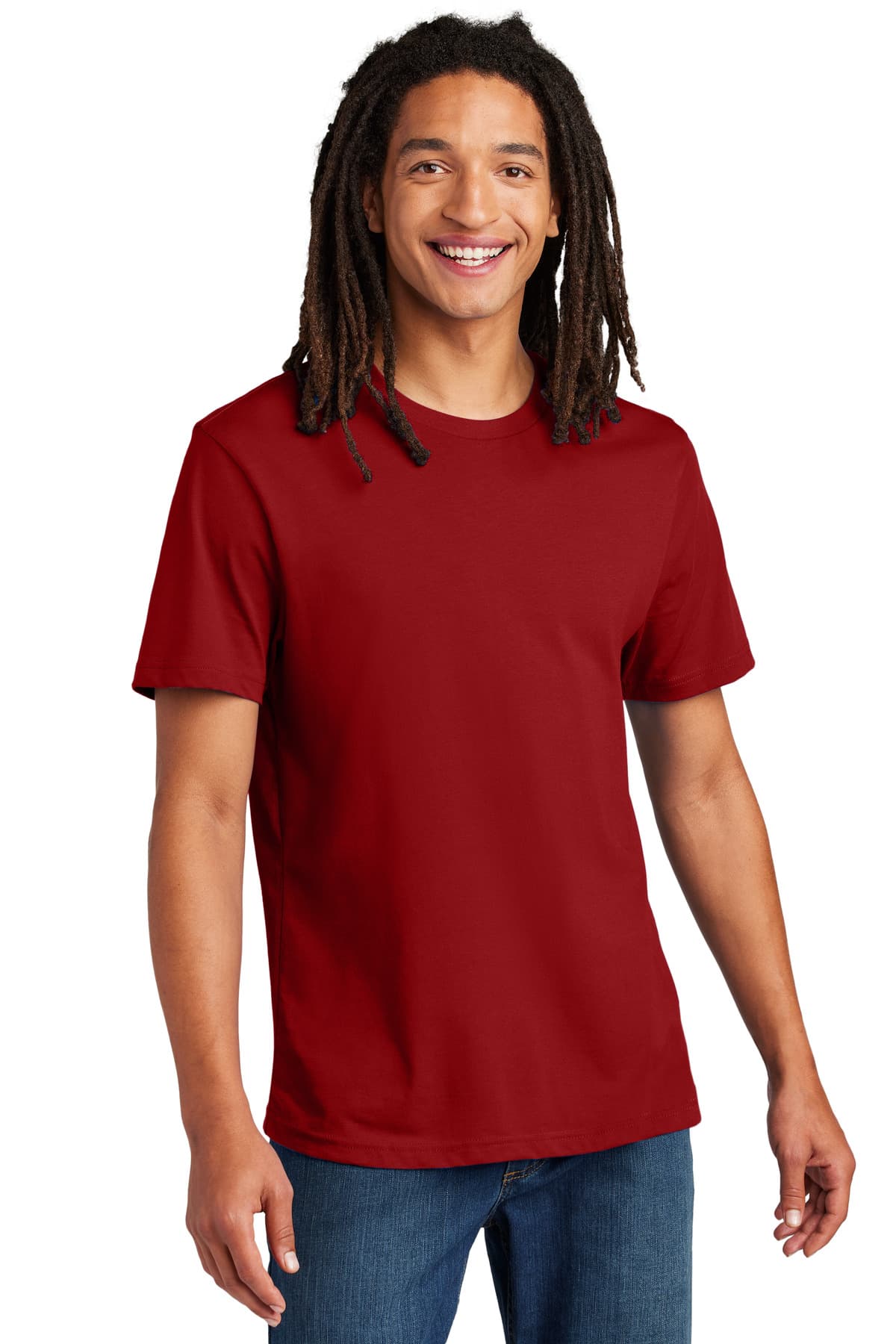 Allmade ® Unisex Heavyweight Recycled Cotton Tee — Beet Red