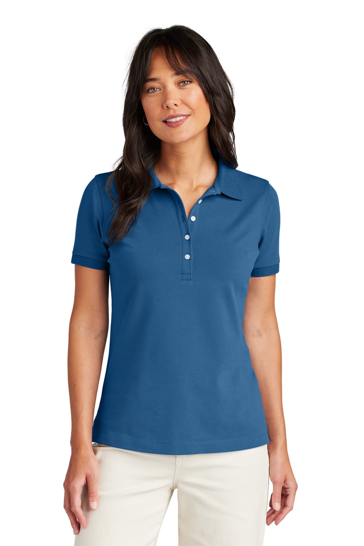 Brooks Brothers ® Women's Pima Cotton Pique Polo — Charter Blue