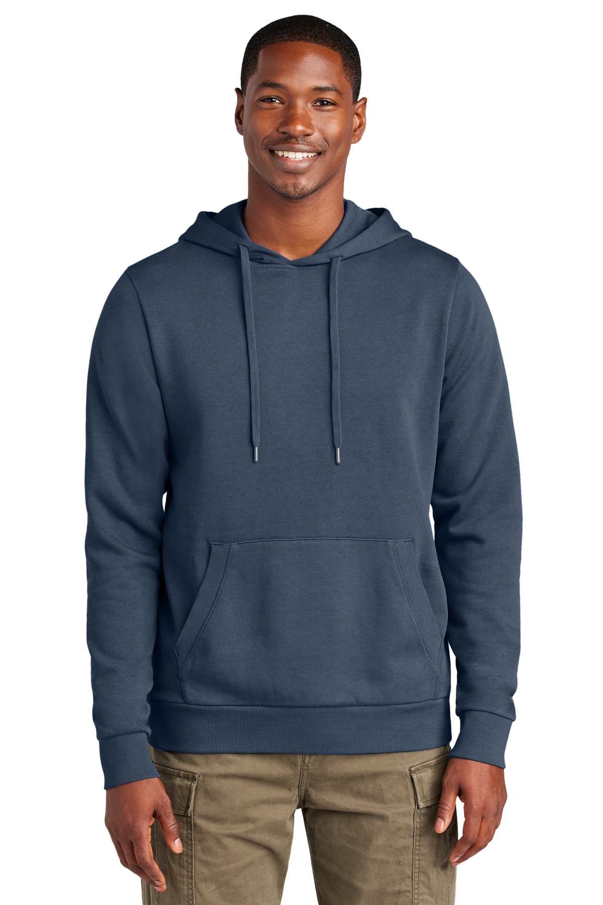 District Wash  Fleece Hoodie — True Navy