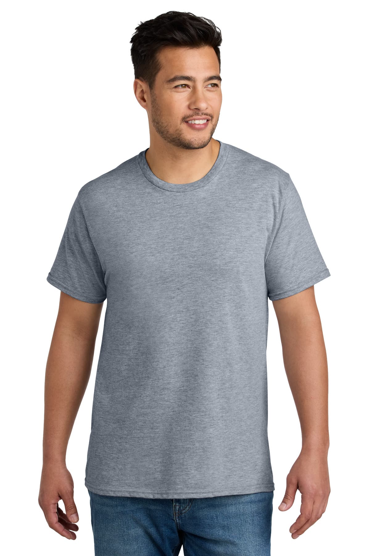Port & Co  CVC Tee — Athletic Heather