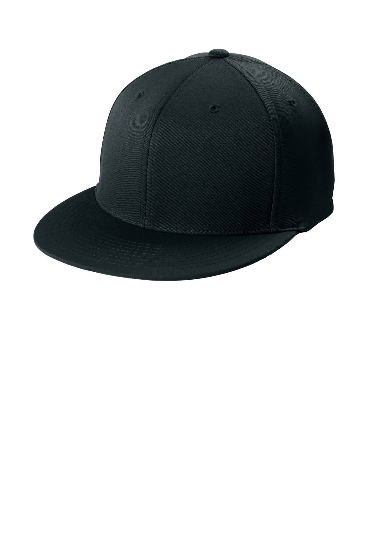 Sport-Tek ® Flexfit ® Flat Bill Cap — Black