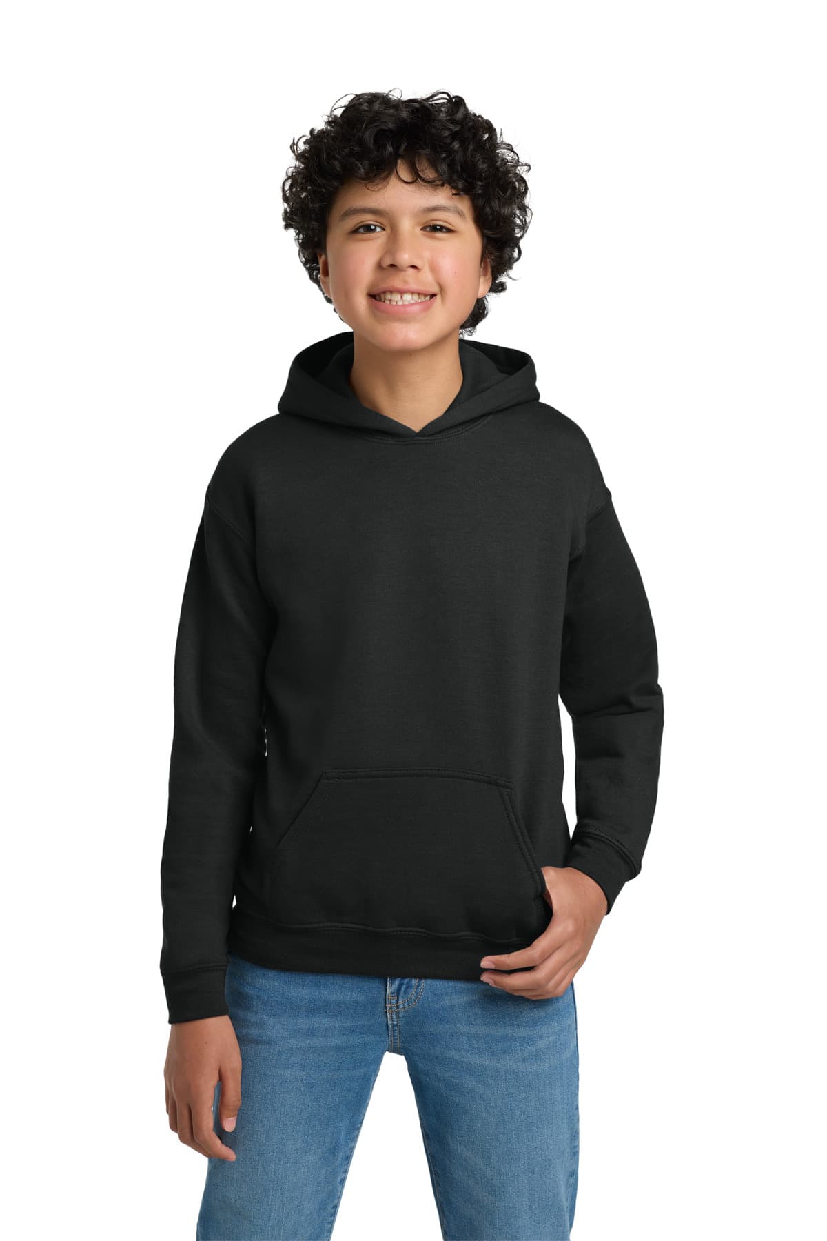 Gildan ® - Youth Heavy Blend Hooded Sweatshirt — Black