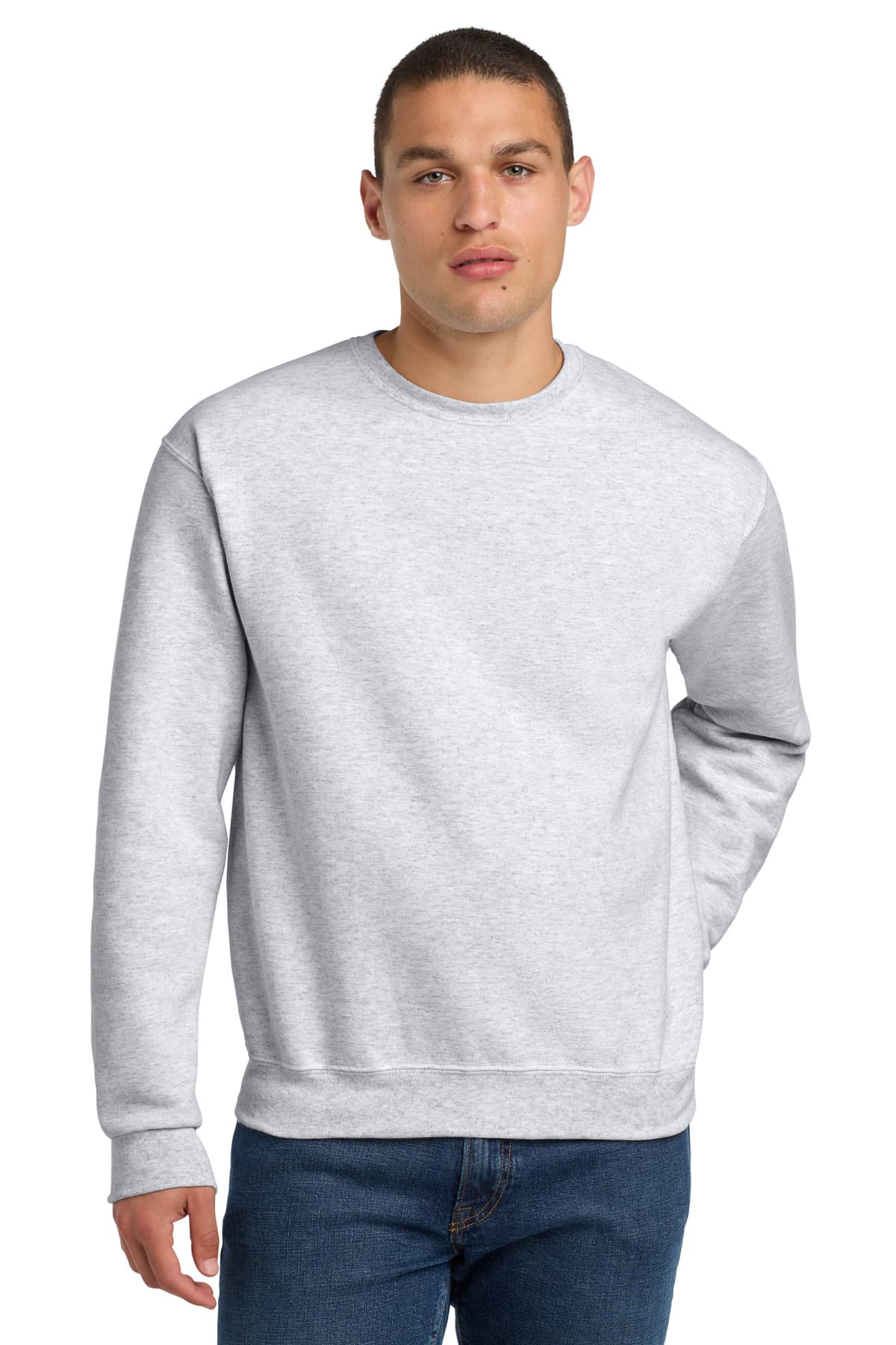 Jerzees ® Super Sweats ® NuBlend ® - Crewneck Sweatshirt — Ash