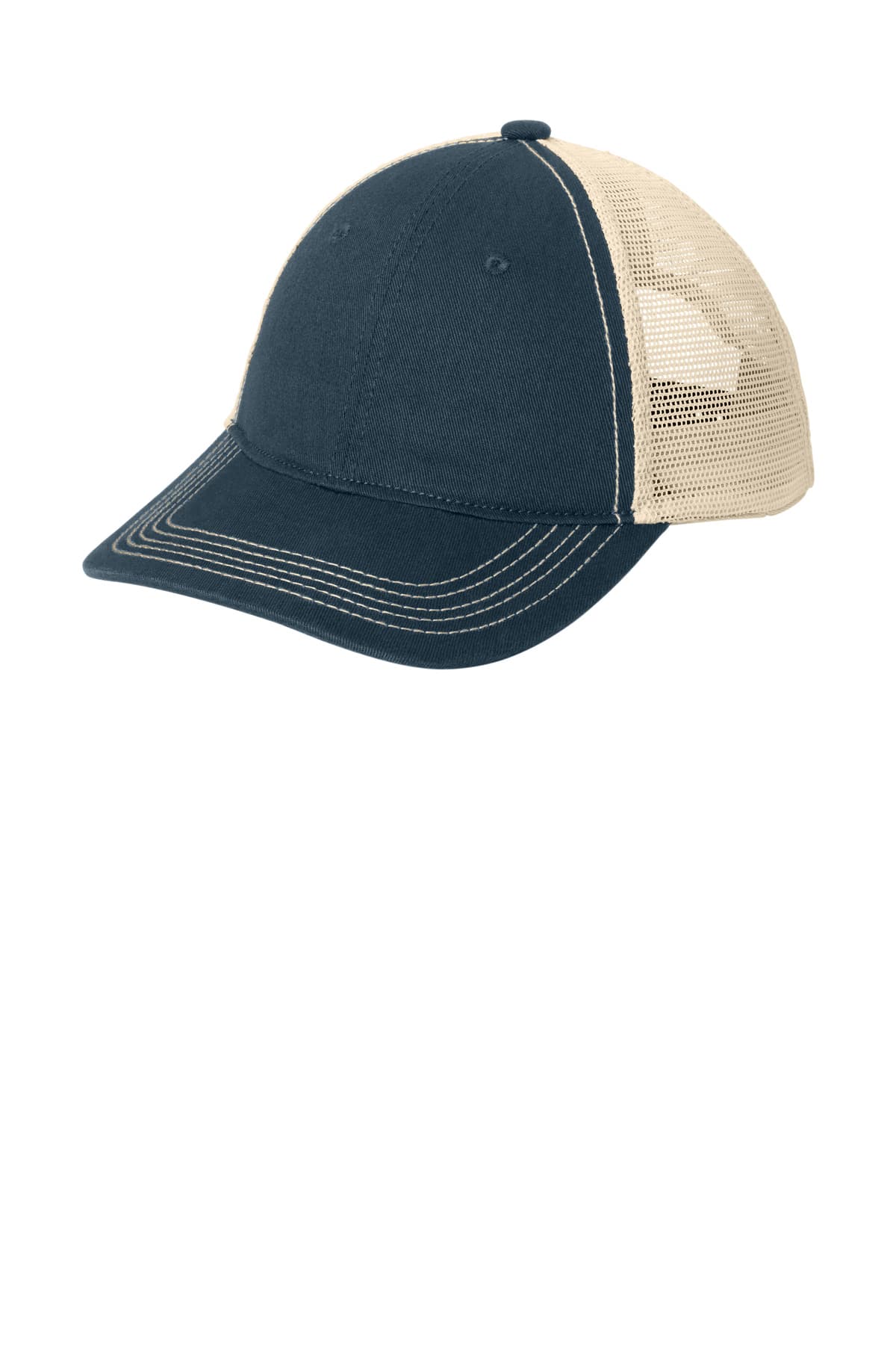 District ® Super Soft Mesh Back Cap — New Navy/ Stone