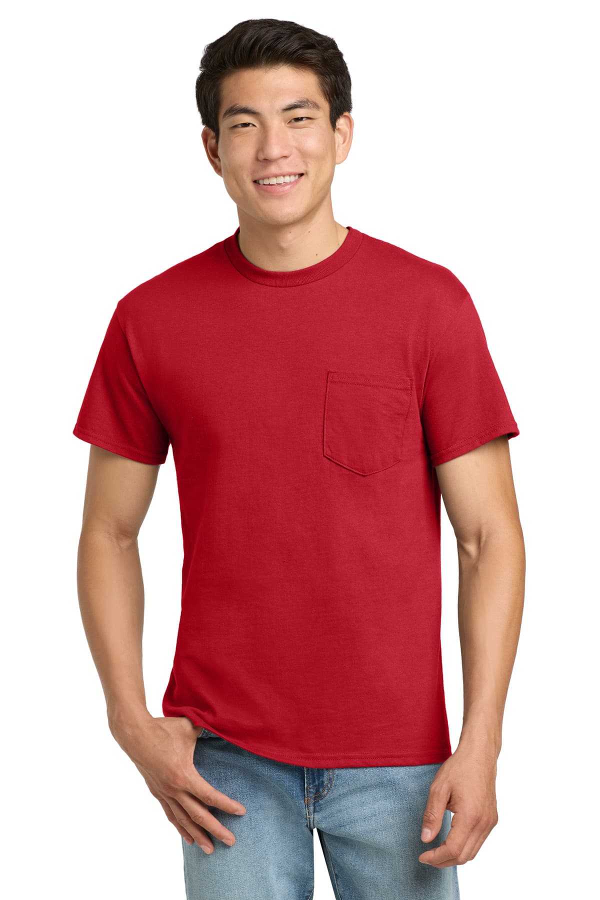 Gildan ® - Ultra Cotton ® 100% US Cotton T-Shirt with Pocket